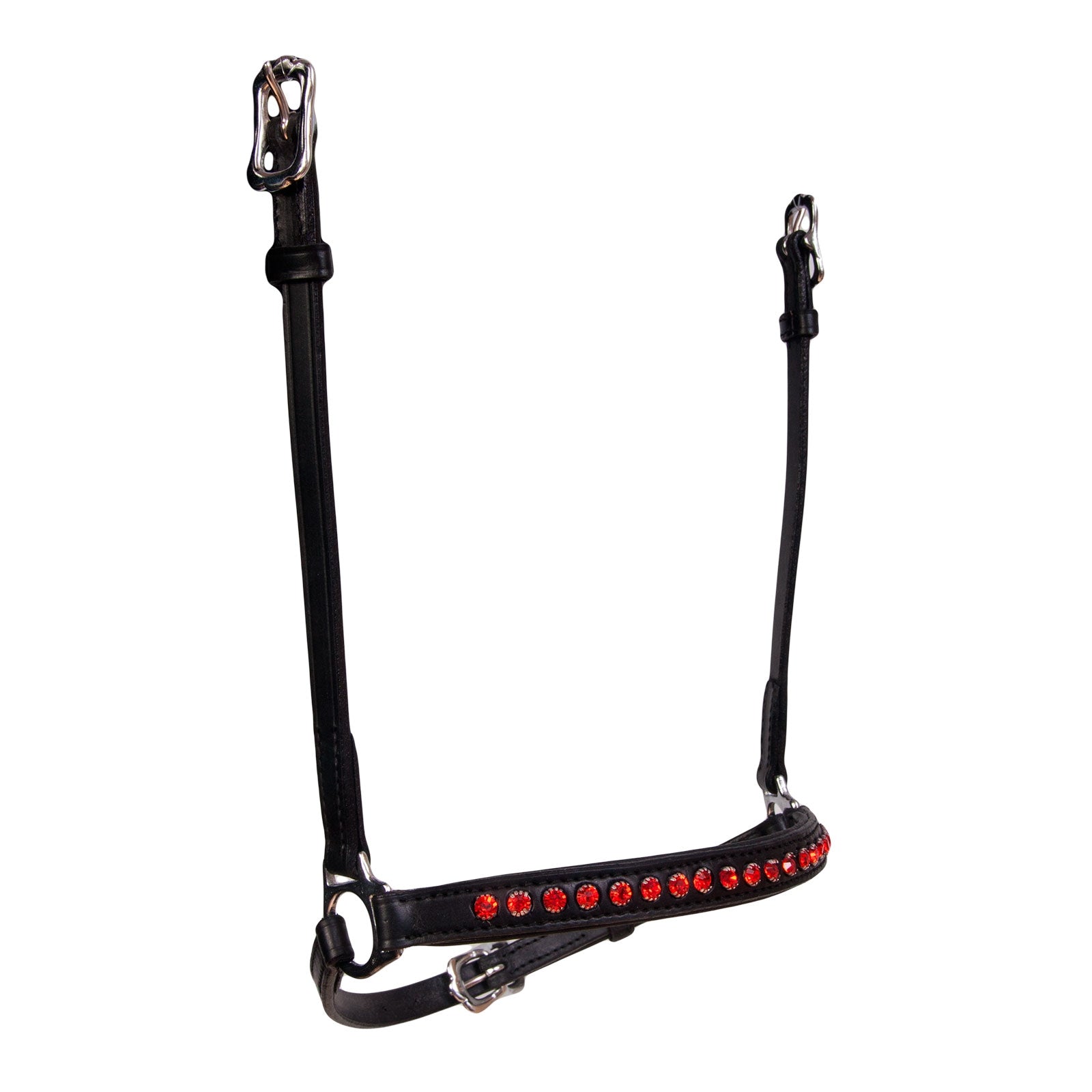 Karlslund neusriem, 1 rij kristallen Hoofdstellen & Teugels