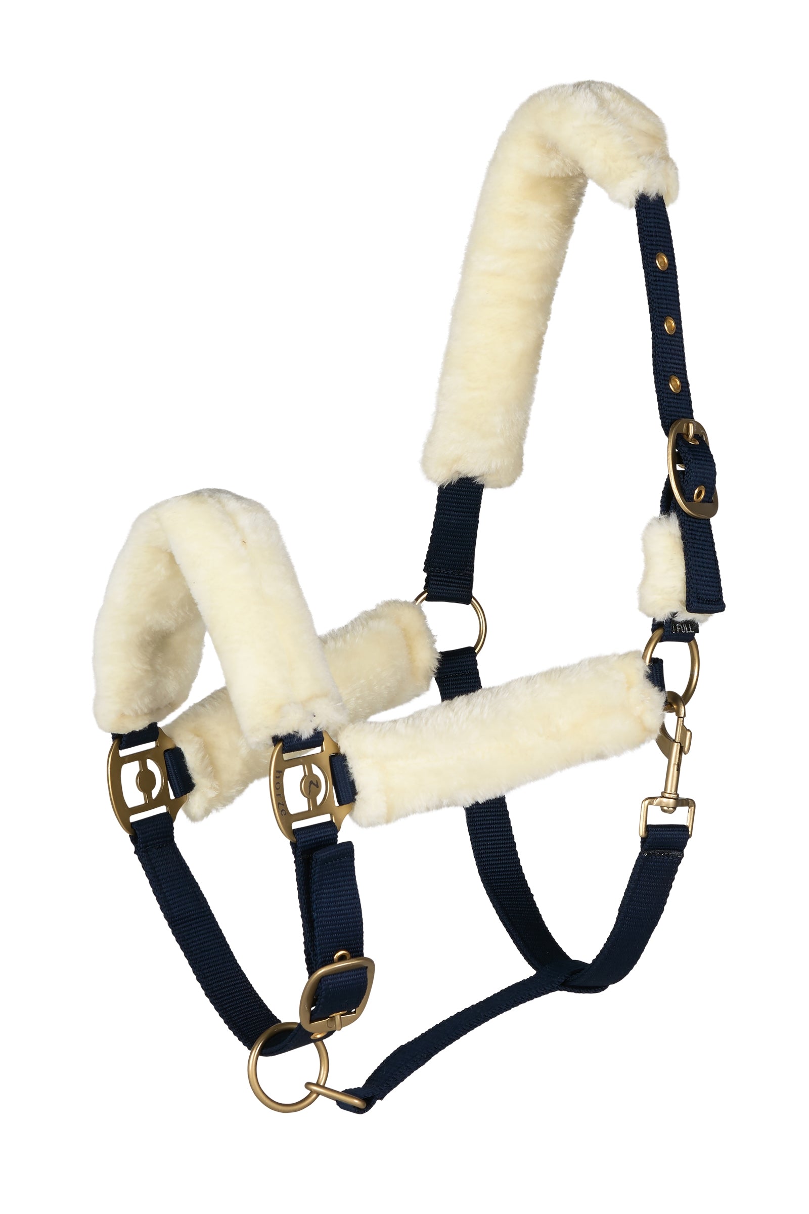 Horze Lincoln Halster met Bont Halsters & Halstertouwen