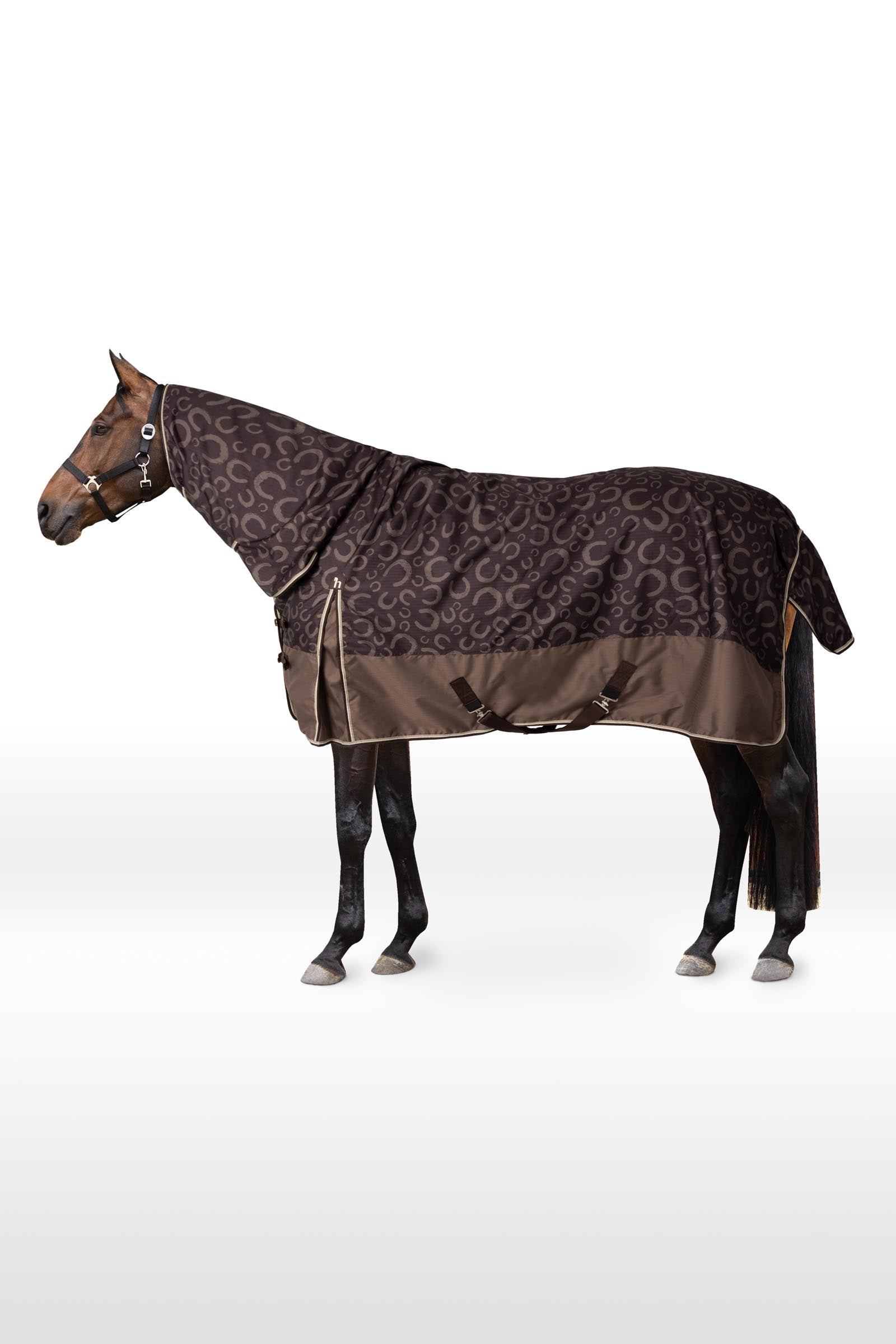 Horze Glasgow Lichtgewicht Regendeken, hele hals, 0g Paardendekens