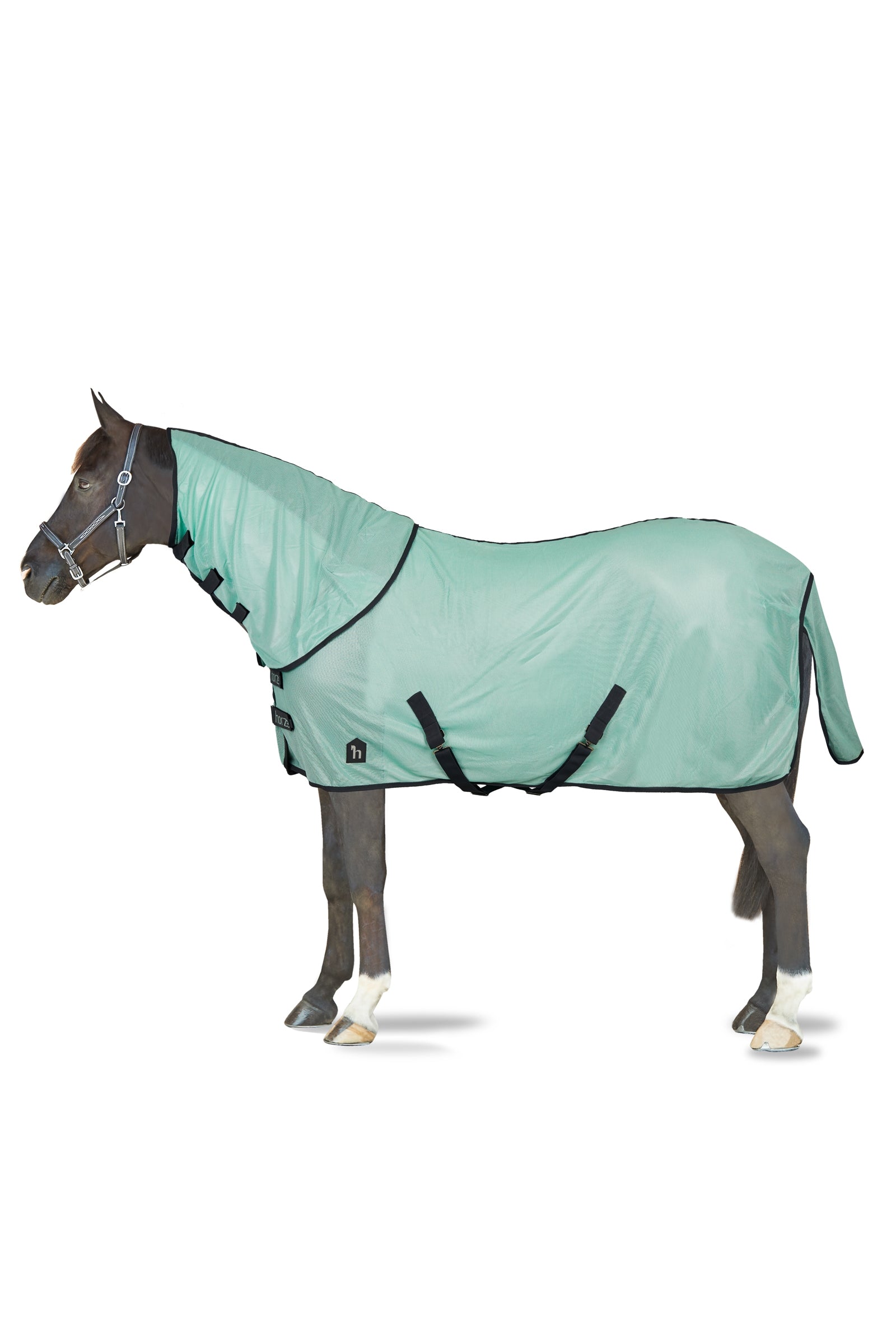Horze Paso Fino vliegendeken met afneembare hals en UV bescherming Paardendekens