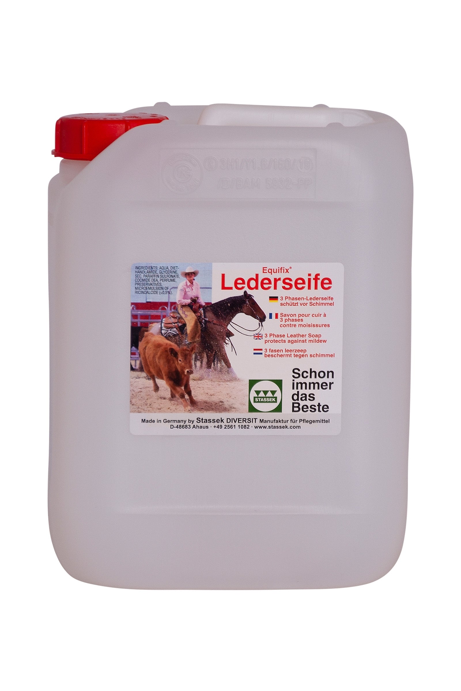 Stassek Equifix driefasige Lederzeep, 2 liter Gezondheid