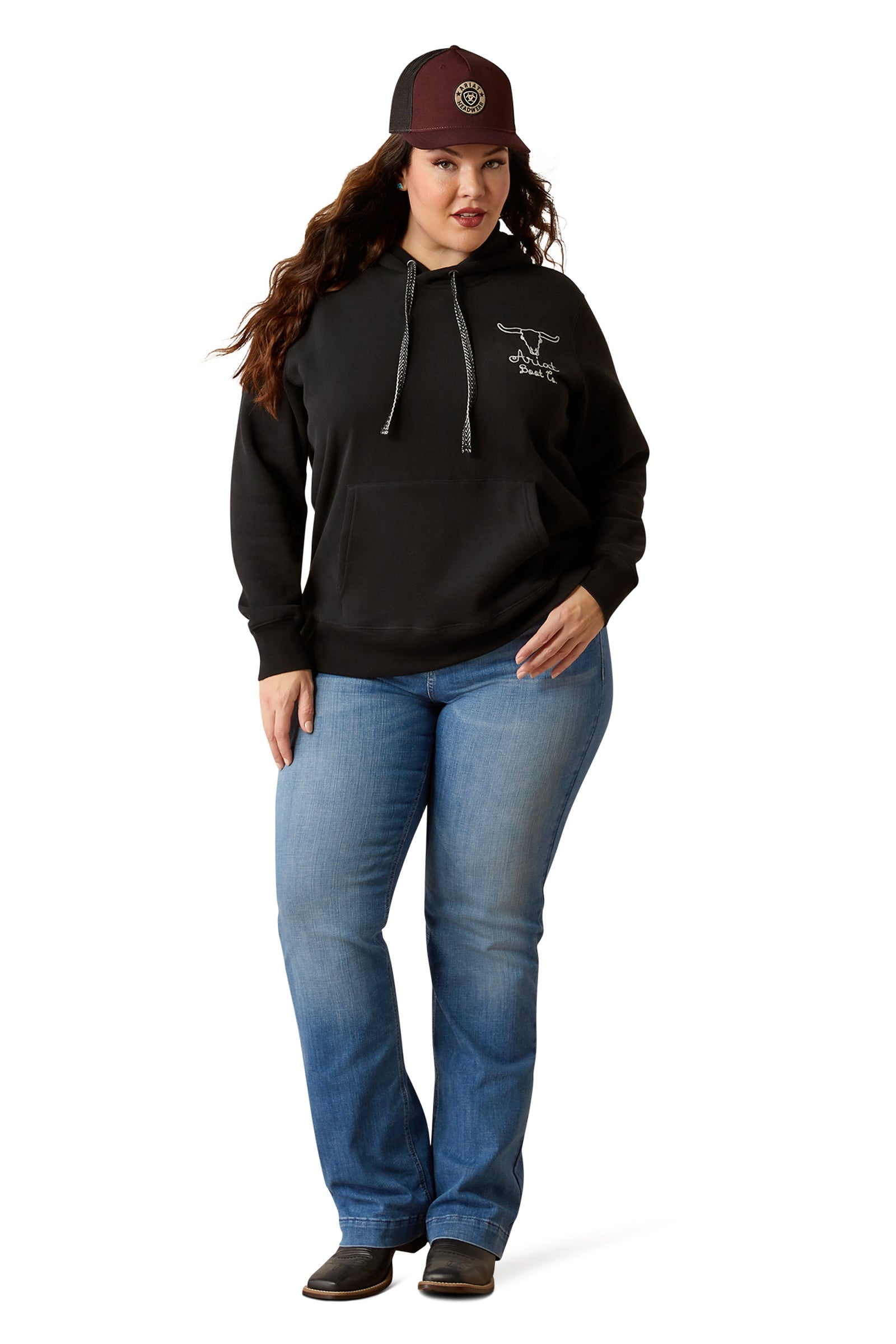 Ariat Steer Stitch Hoodie Dames paardrijkleding