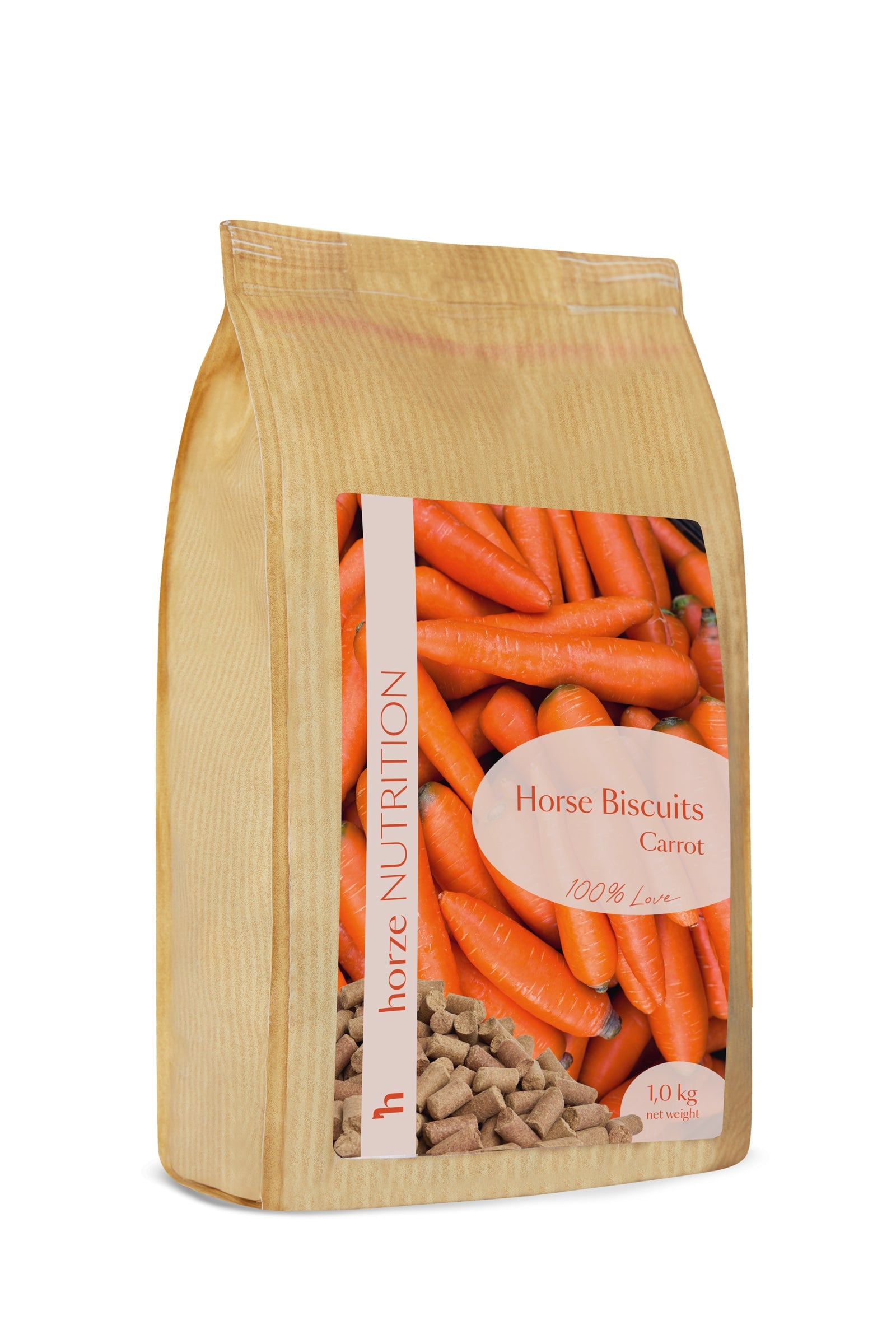 Horze Biscuits Carrot, paardensnoepjes, 1 kilo Horse Feed & Nutrition