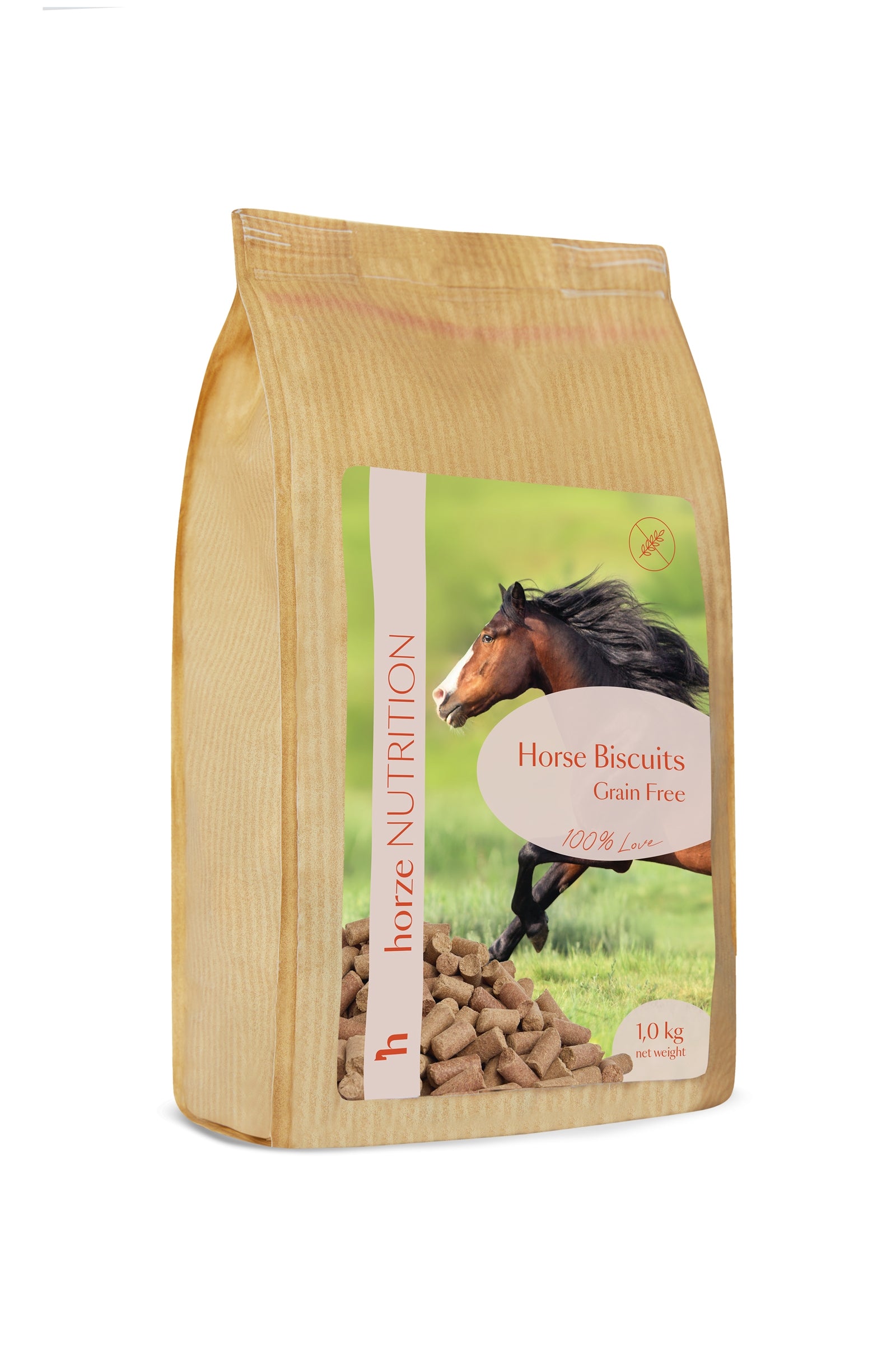 Horze Biscuits graanvrij, paardensnoepjes, 1 kilo Horse Feed & Nutrition