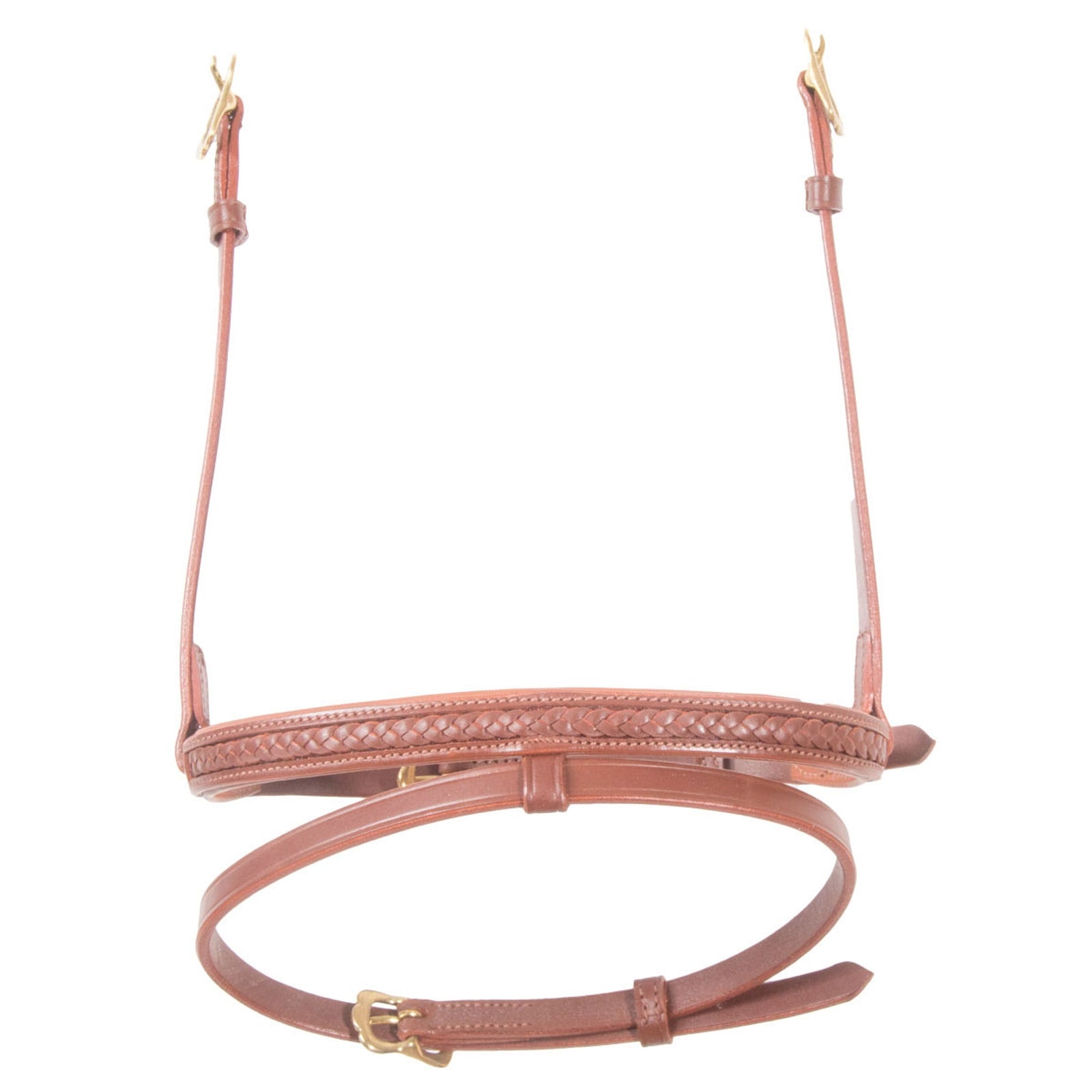 Karlslund Gecombineerde neusriem met vlechtwerk Hoofdstellen & Teugels