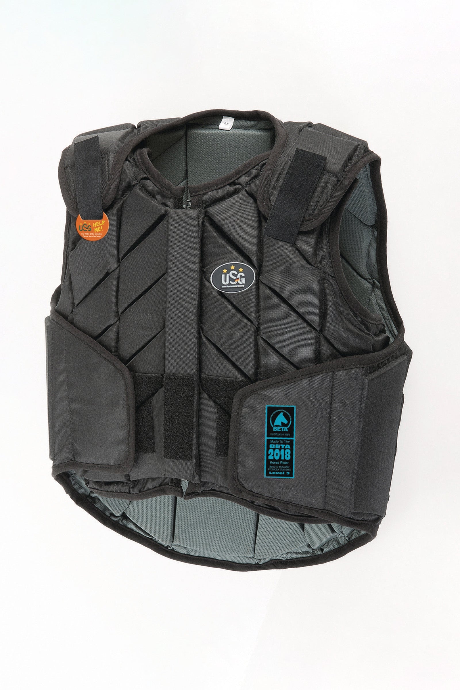 USG Bodyprotector Eco-Flexi, kinderen Paardrijcaps & Bodyprotectors