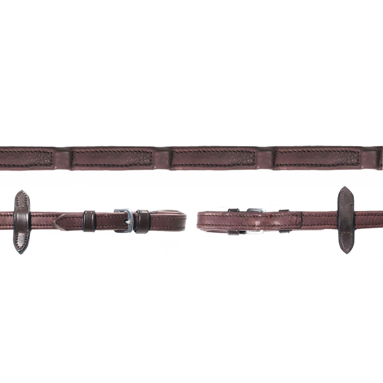 Schockemöhle Sports Durasoft Teugels, Leren teugels, nylon inleg Hoofdstellen & Teugels