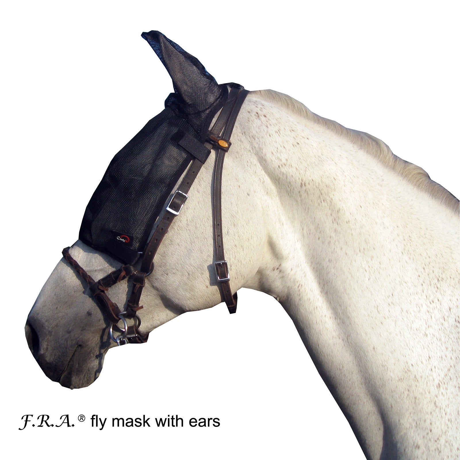 Cavallo Hoof Boots F.R.A. F.R.A. Freedom Riding Articles Cavallo vliegenmasker met oren Vliegenbescherming
