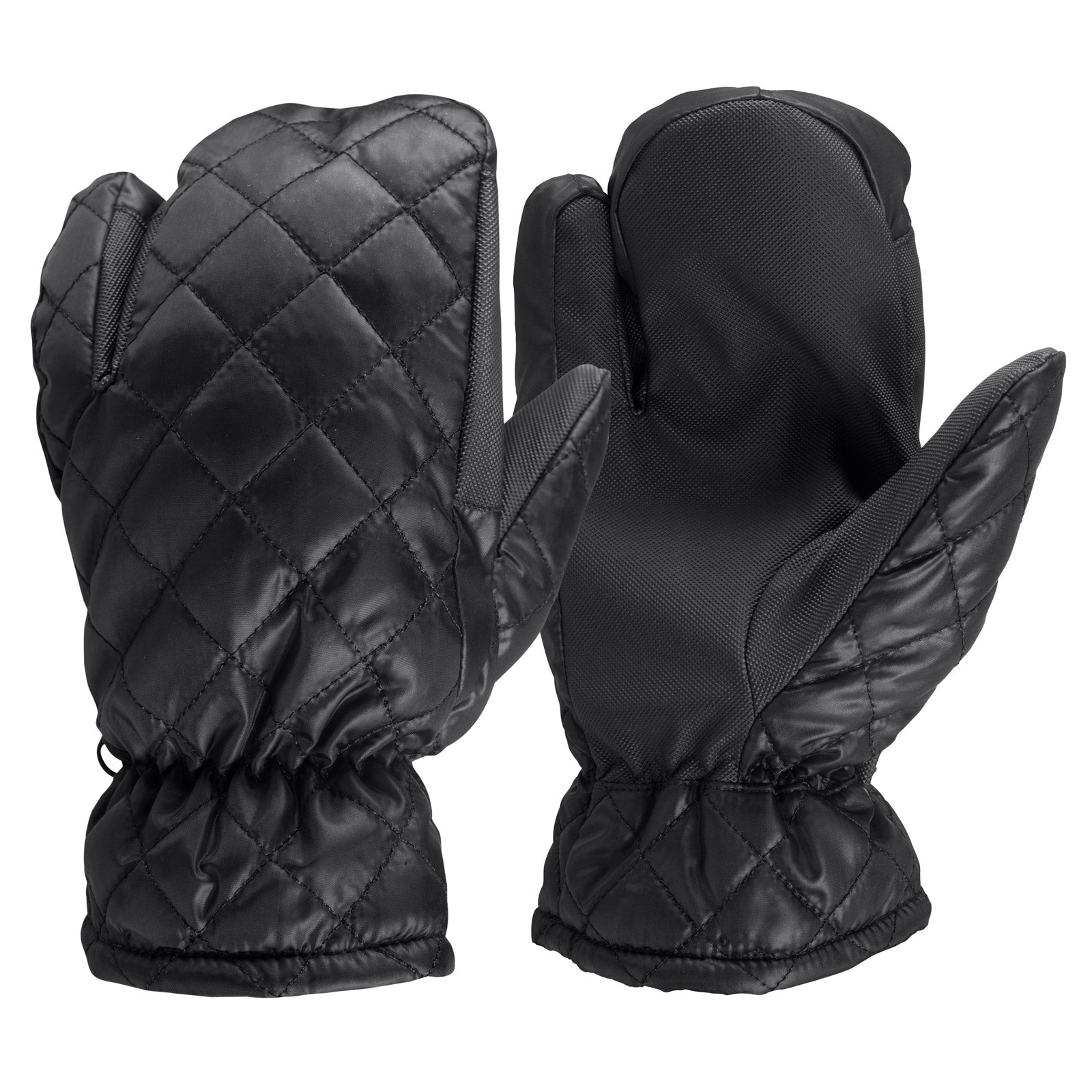 Horze Gestikte 3-vinger Winterhandschoenen Rijhandschoenen