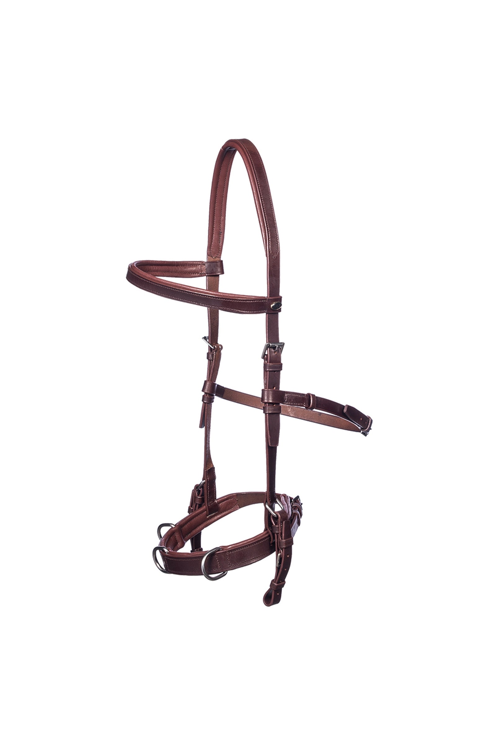 F.R.A. Freedom Riding Articles Baro Cavesson, Leather Horse Training