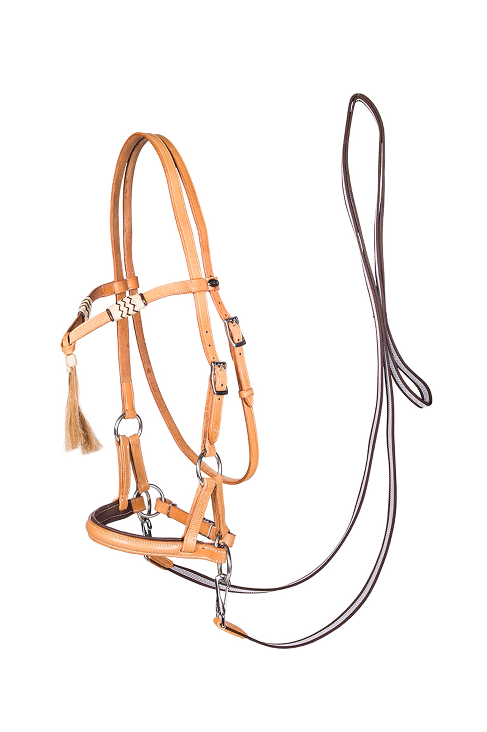 F.R.A. Freedom Riding Articles Shango Sidepull (System 3) Western Look Leather Bridles & Reins