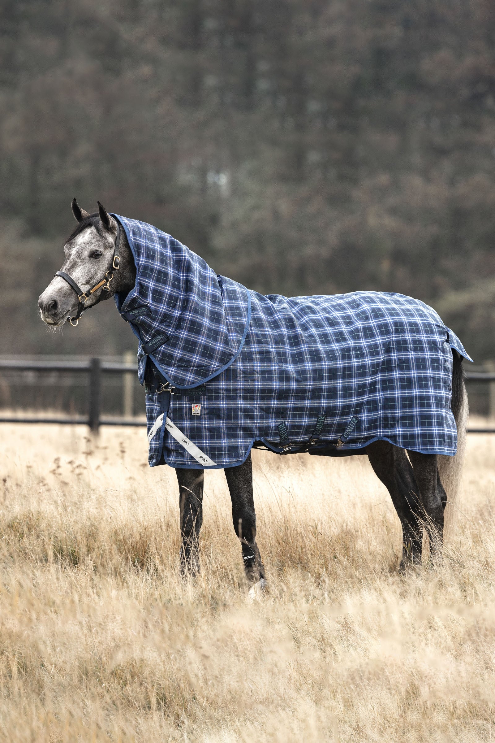 Horseware Rhino Plus Vari-Layer buitendeken met afneembaar halsteil, 250 g Paardendekens