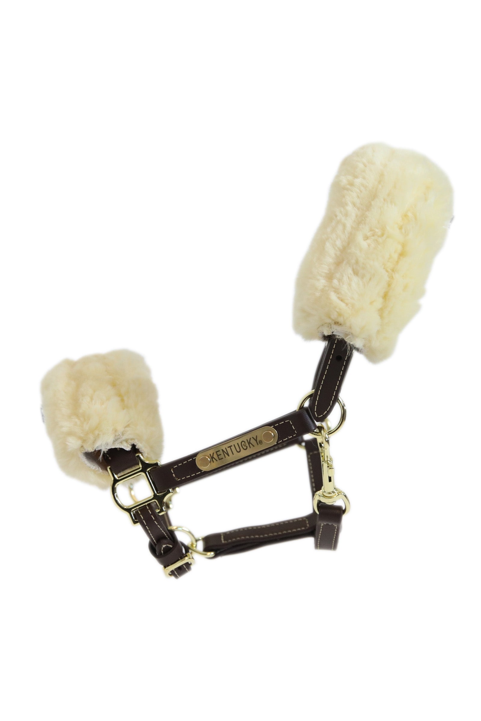 Kentucky Horsewear Leather Halter Sheepskin Halsters & Halstertouwen