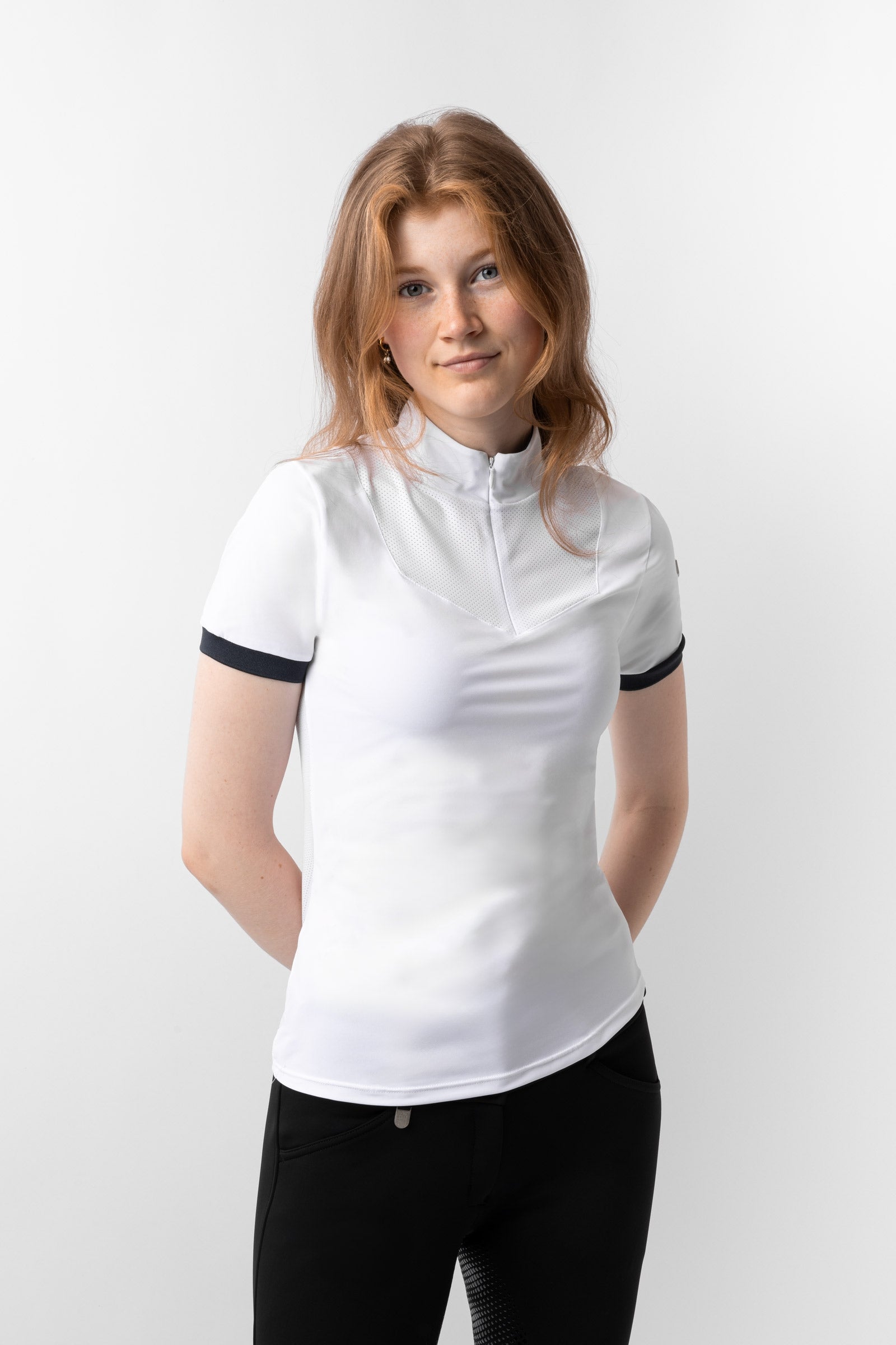 Horze Taylor Technisch Shirt, dames Dames paardrijkleding