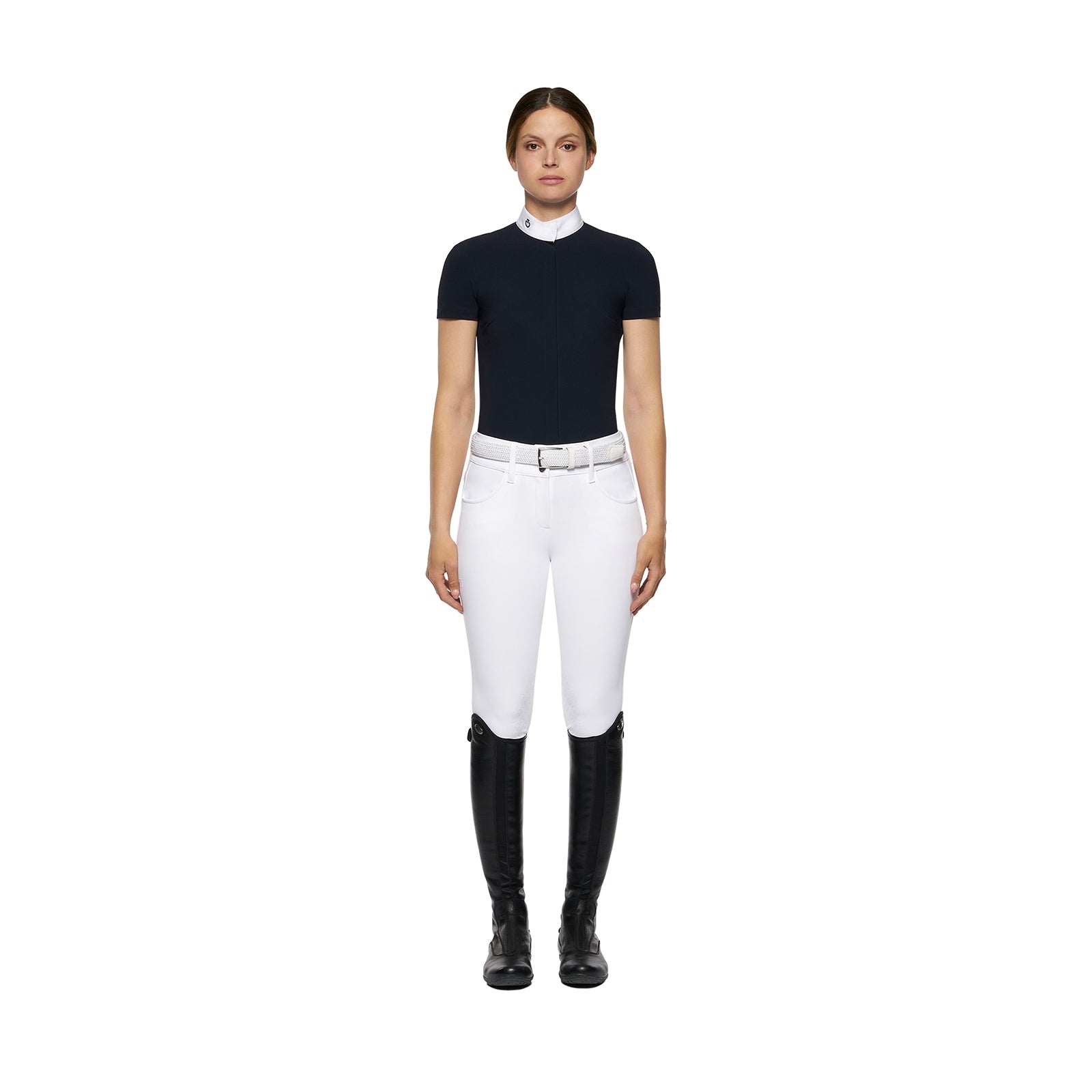 Cavalleria Toscana Wedstrijdshirt korte mouw, dames Dames paardrijkleding
