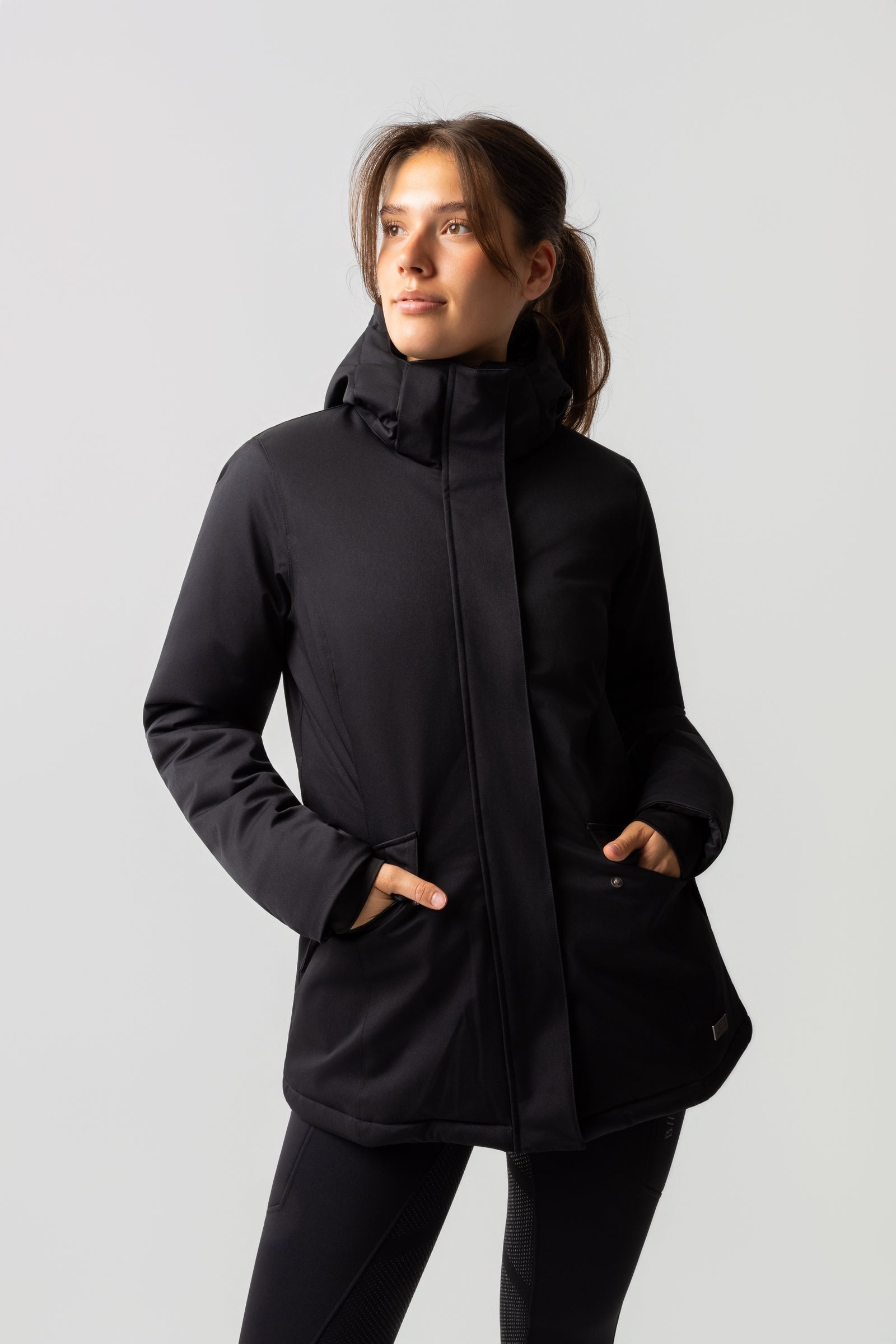 B Vertigo Dana Gevoerde Winterjas, dames Dames paardrijkleding