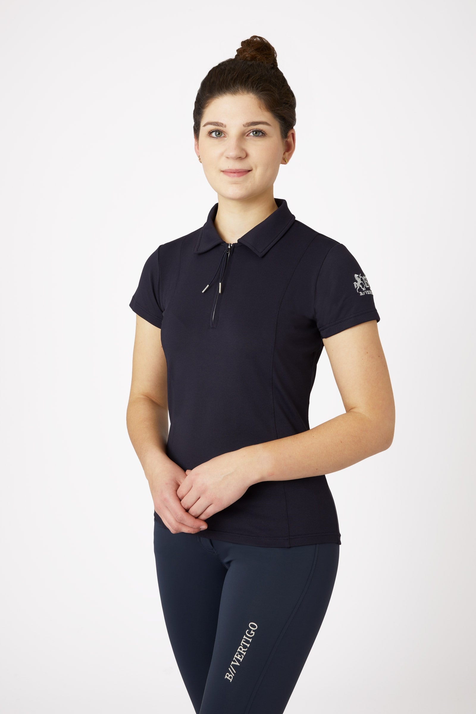 B Vertigo Claudine Poloshirt, korte mouwen, dames Dames paardrijkleding