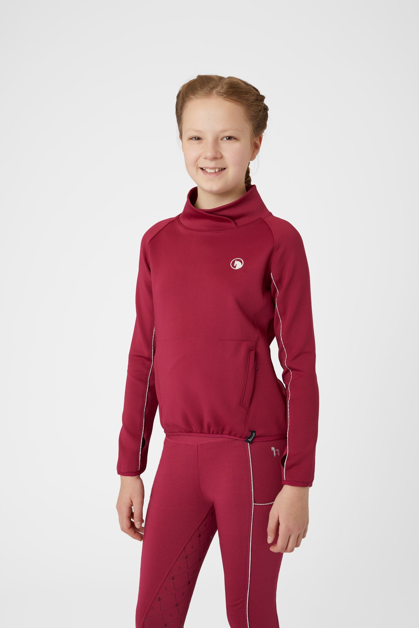 Horze Ella Kids Functioneel Sweatshirt Kinder paardrijkleding