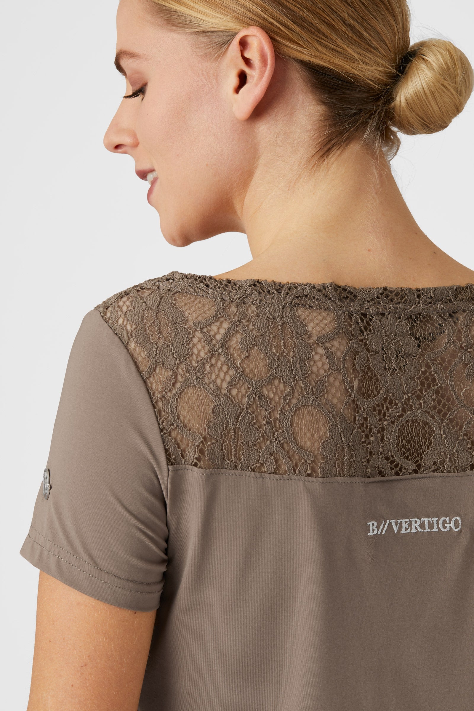 B Vertigo Natalia Women's Lace T-Shirt Women’s Riding Clothing
