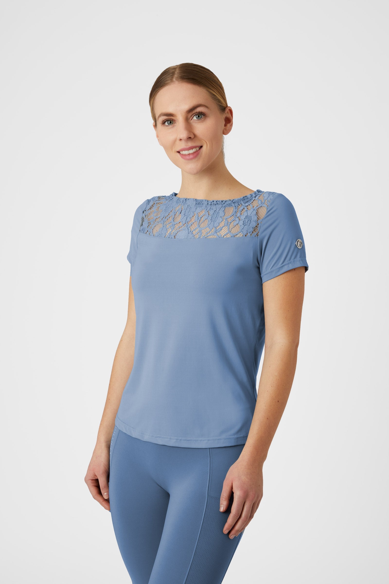 B Vertigo Natalia Lace T-Shirt, dames Dames paardrijkleding