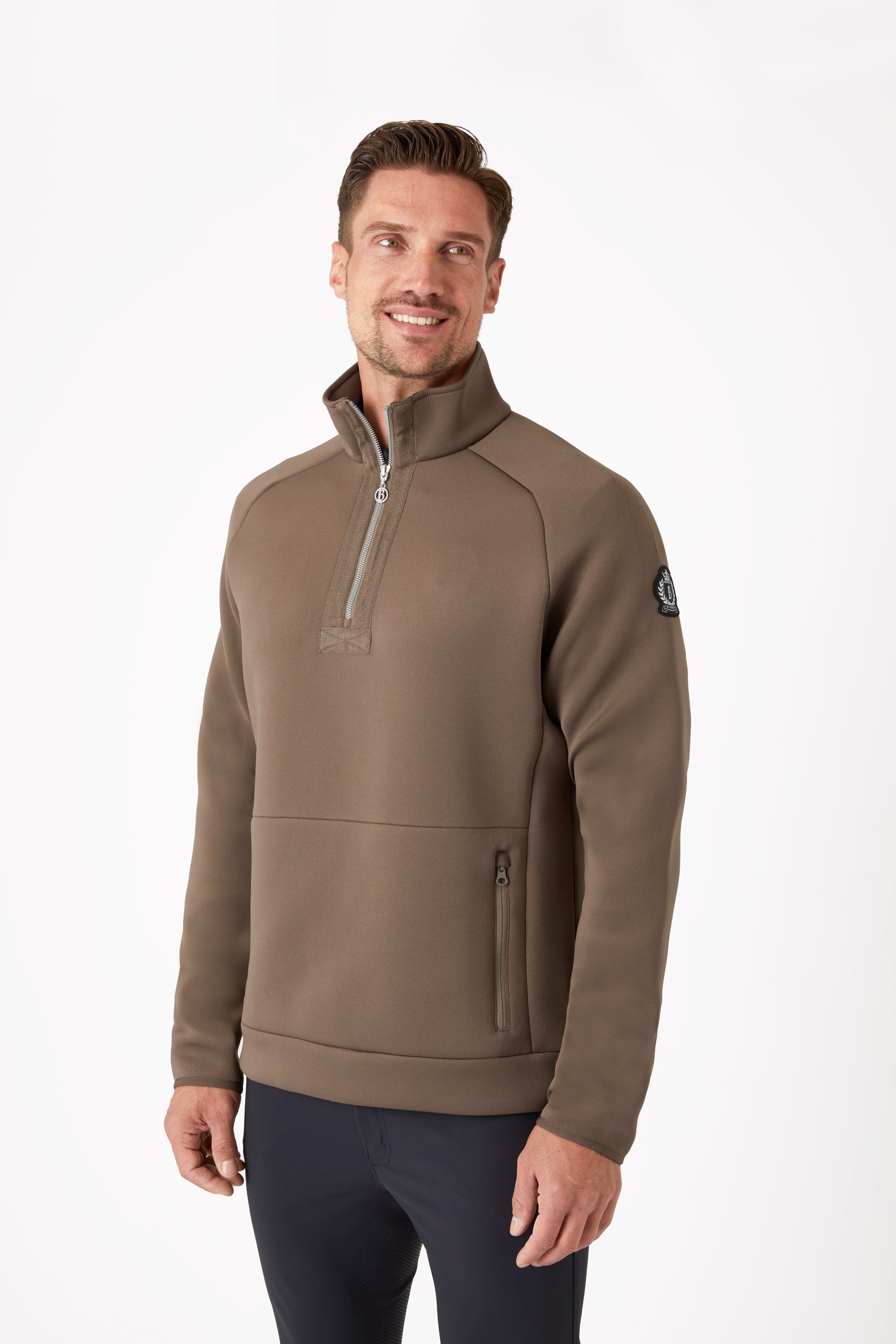 B Vertigo Nicolas Functioneel Sweatshirt met ritszakken, heren Heren paardrijkleding