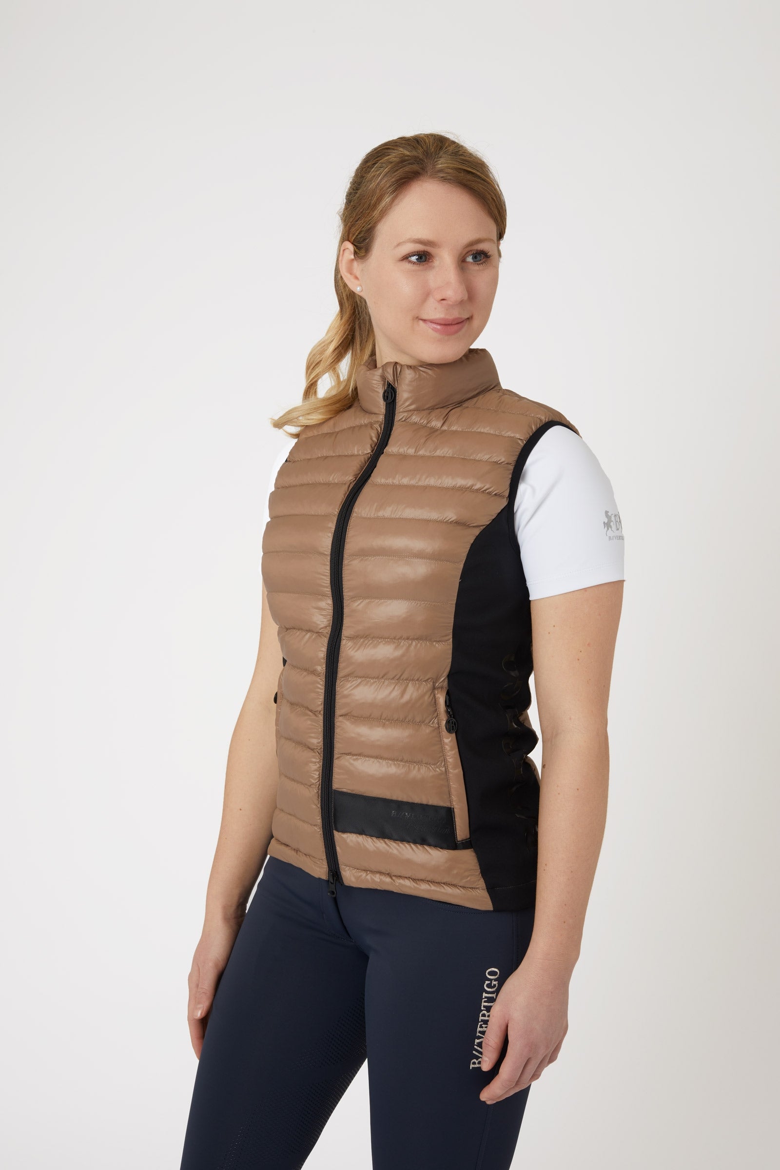 B Vertigo Sia Ultra Light gewatteerde bodywarmer, dames Dames paardrijkleding