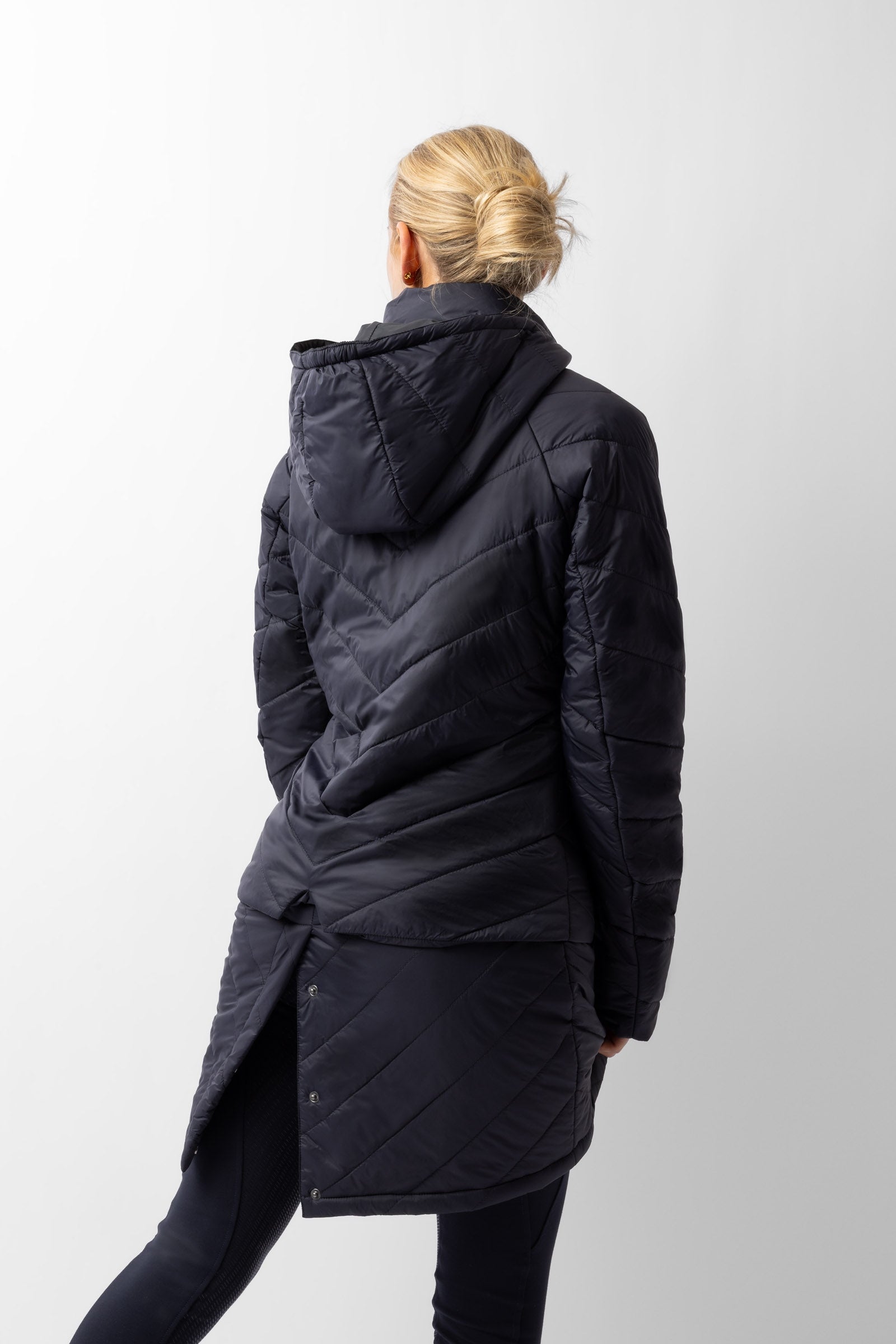 Horze Aurora Padded Parka Riding Riding Jacket with Removable Skirt Women’s Riding Clothing