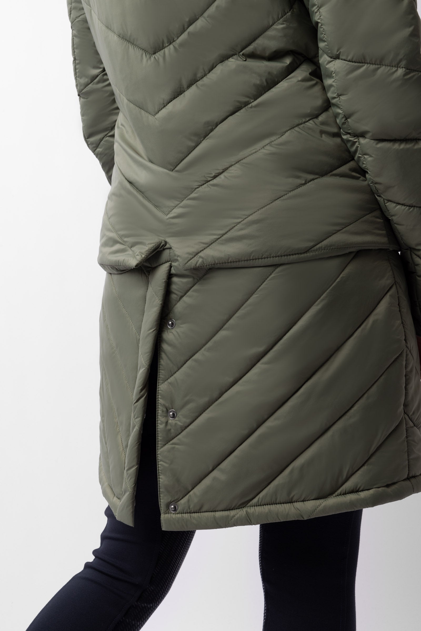 Horze Aurora Padded Parka Riding Riding Jacket with Removable Skirt Women’s Riding Clothing