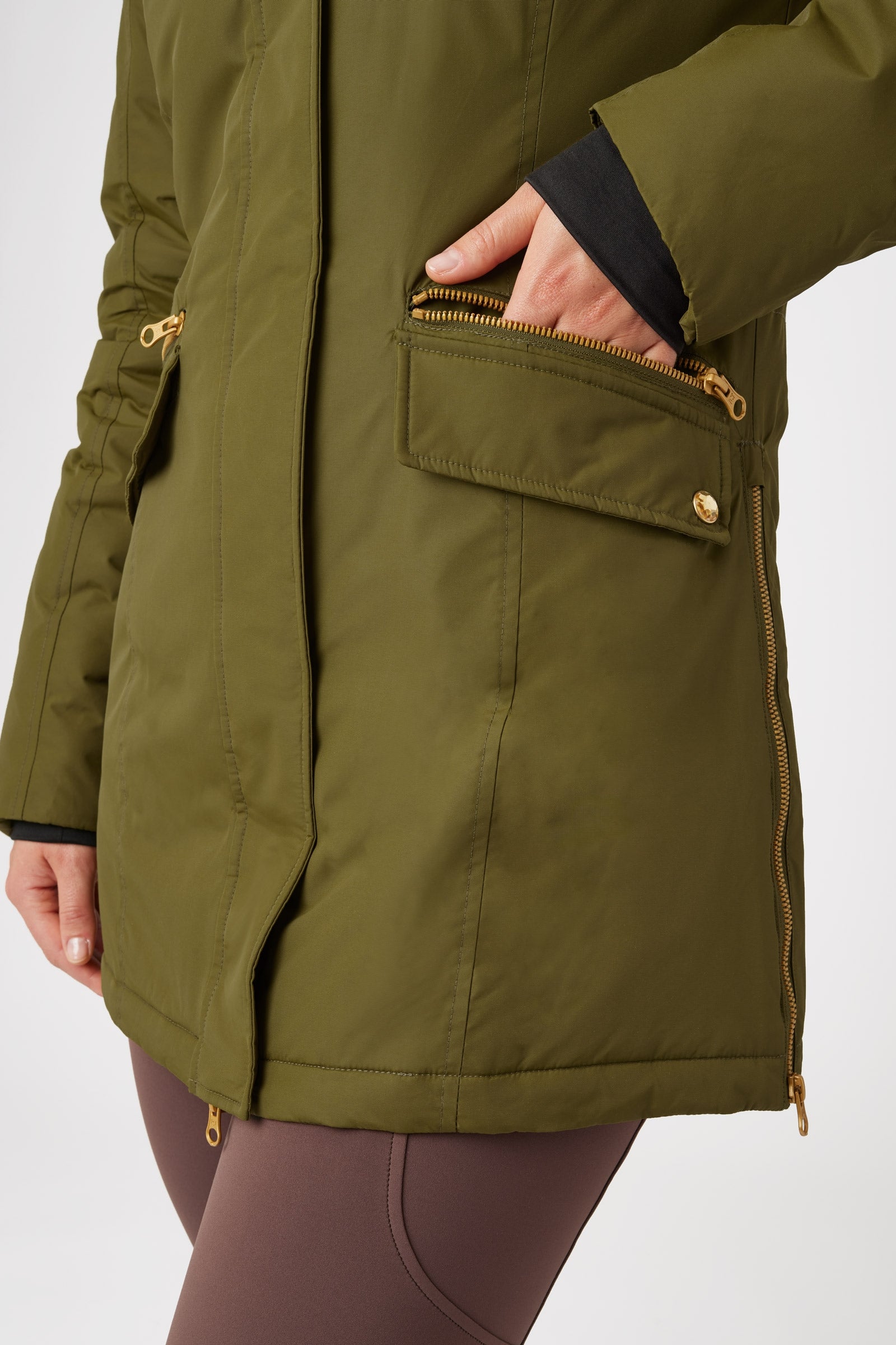 Horze Mikaela Women's Parka Riding Jacket Women’s Riding Clothing