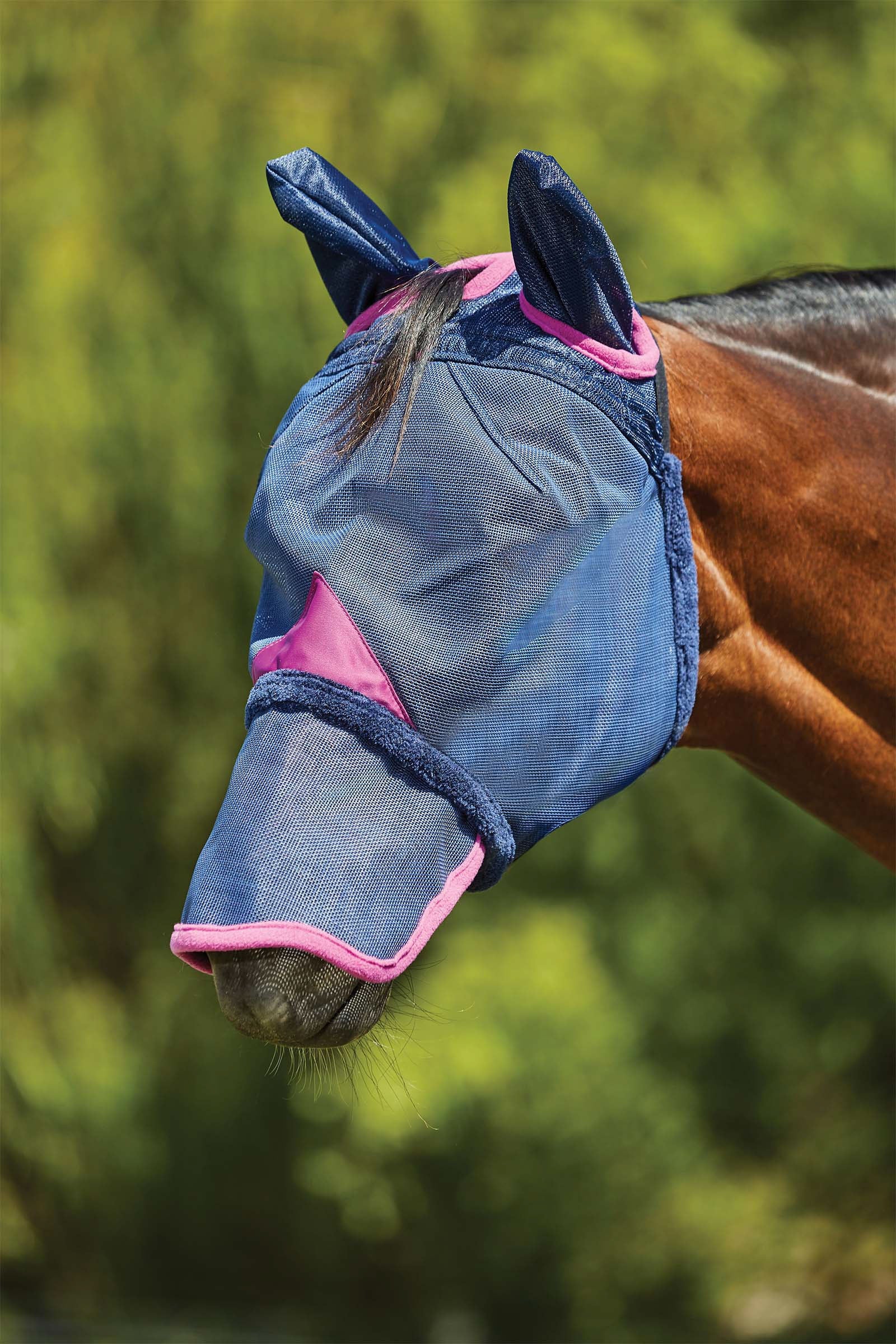 Weatherbeeta Comfitec Deluxe Durable Mesh Mask with Ears and Nose Vliegenbescherming