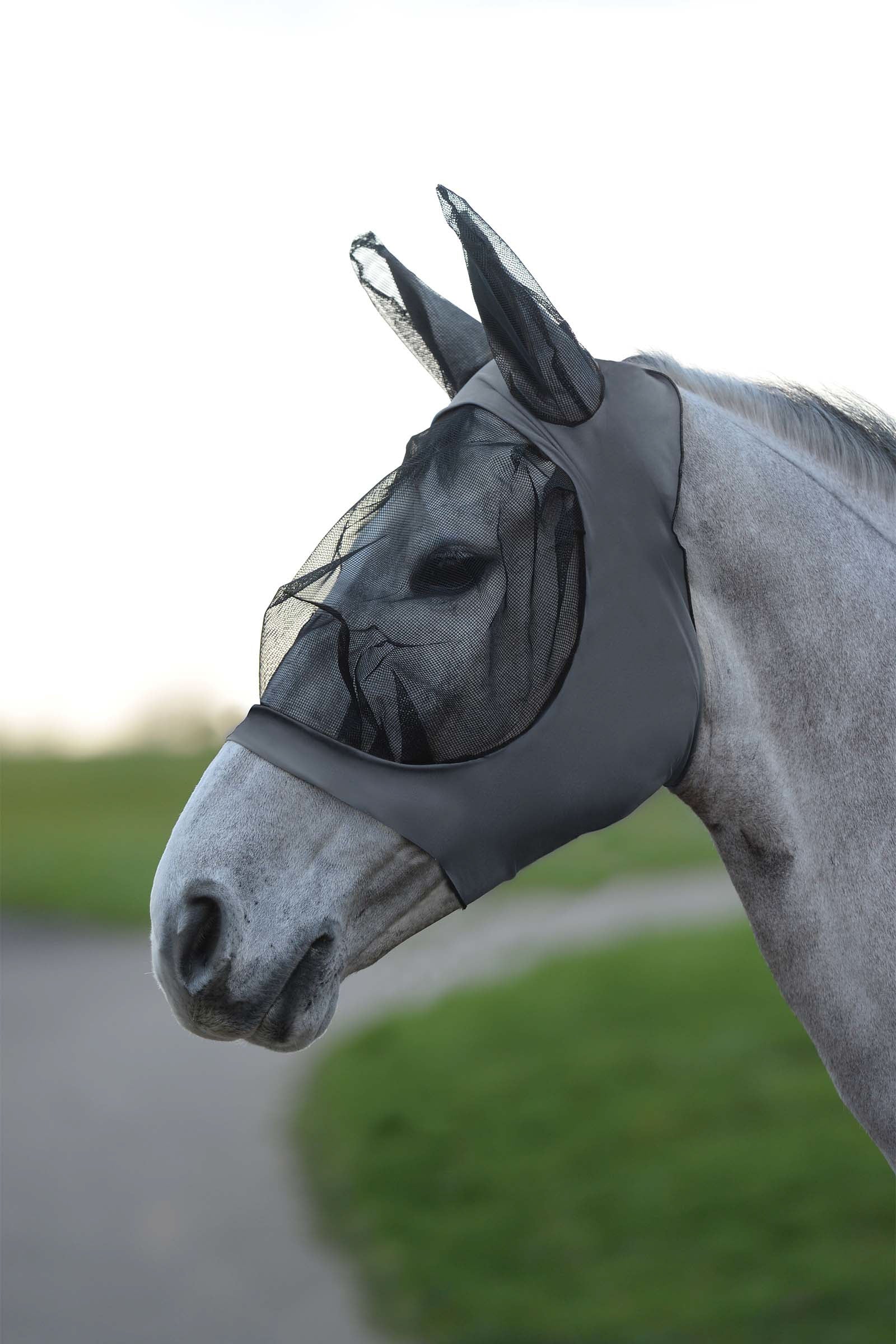 Weatherbeeta Deluxe  Stretch Bug Eye Saver with Ears Antifly Protection for Horses