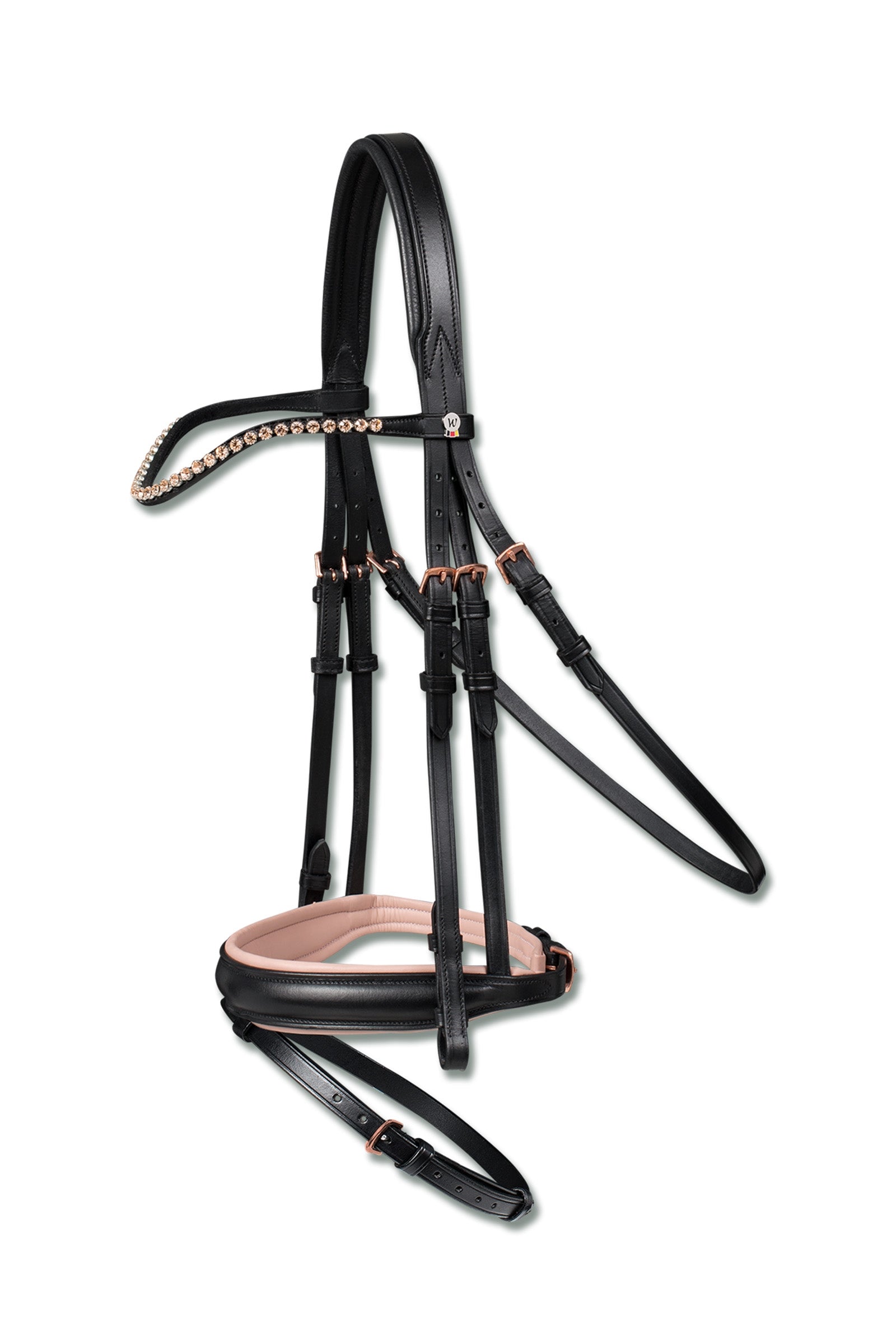 Waldhausen X-Line Bridle Rosé Hoofdstellen & Teugels