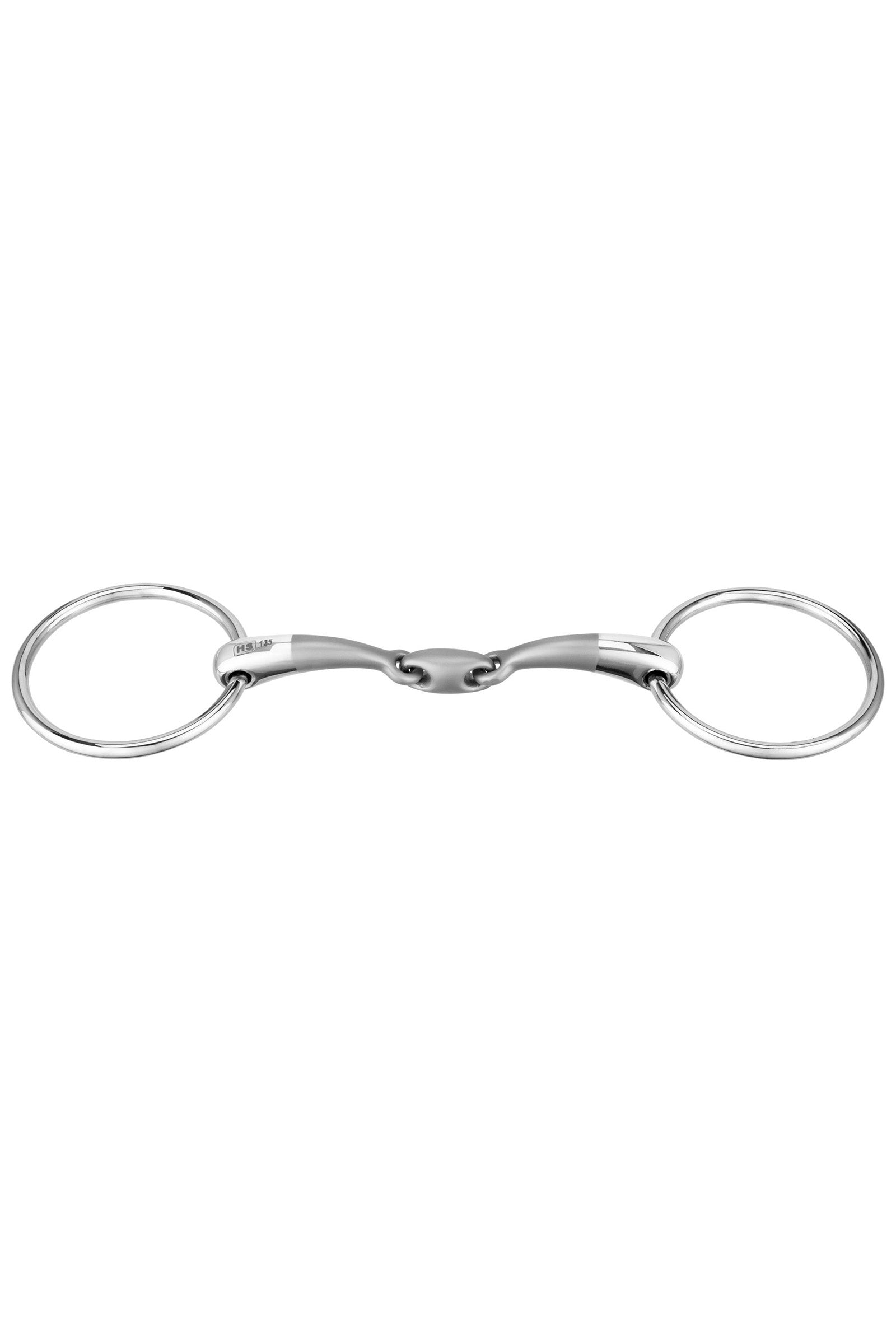Sprenger Satinox dubbel gebroken watertrens, 14mm Bitten