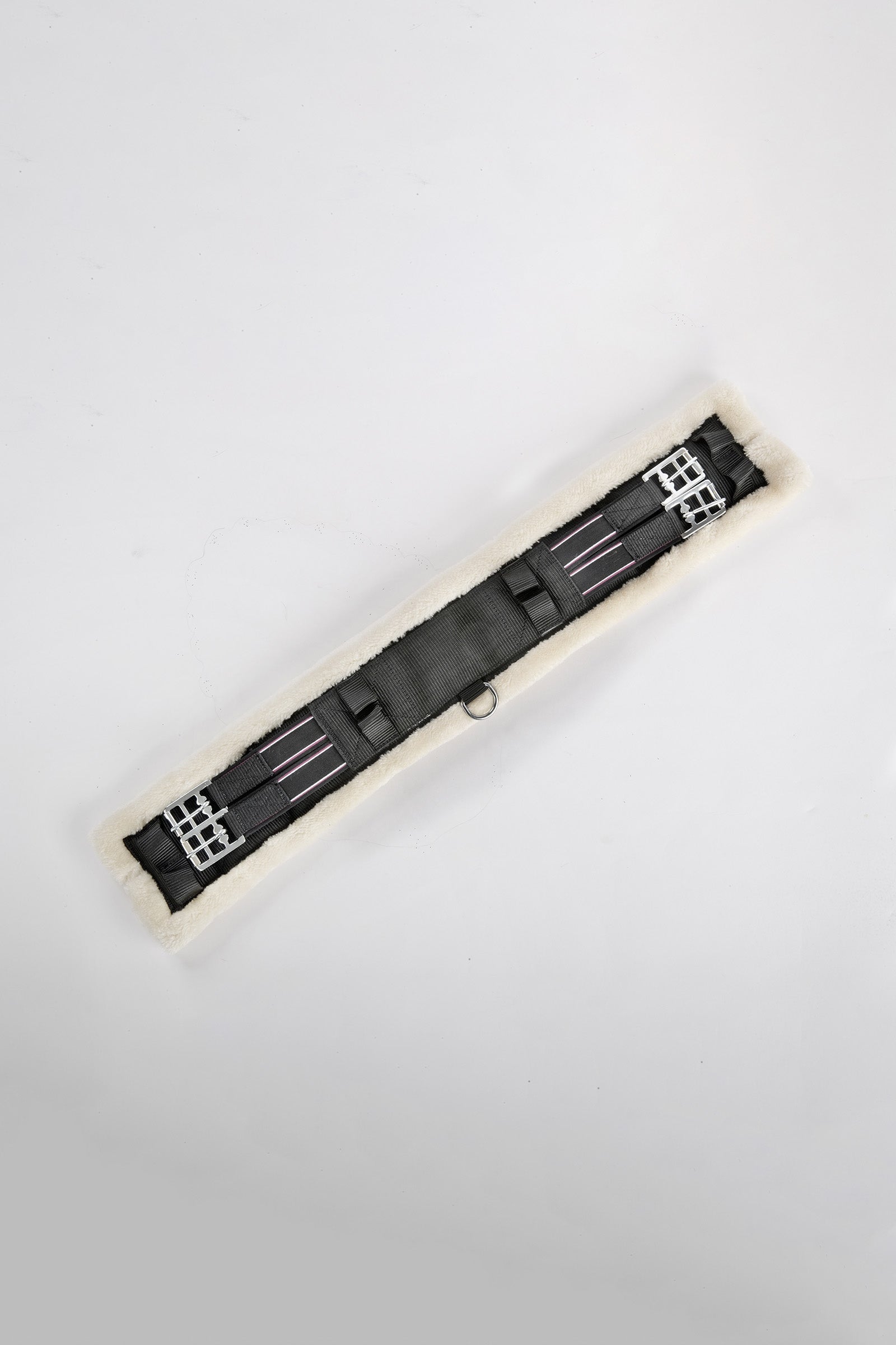 USG Nylon Dressage Girth with Faux Fur Padding Zadels & Singels