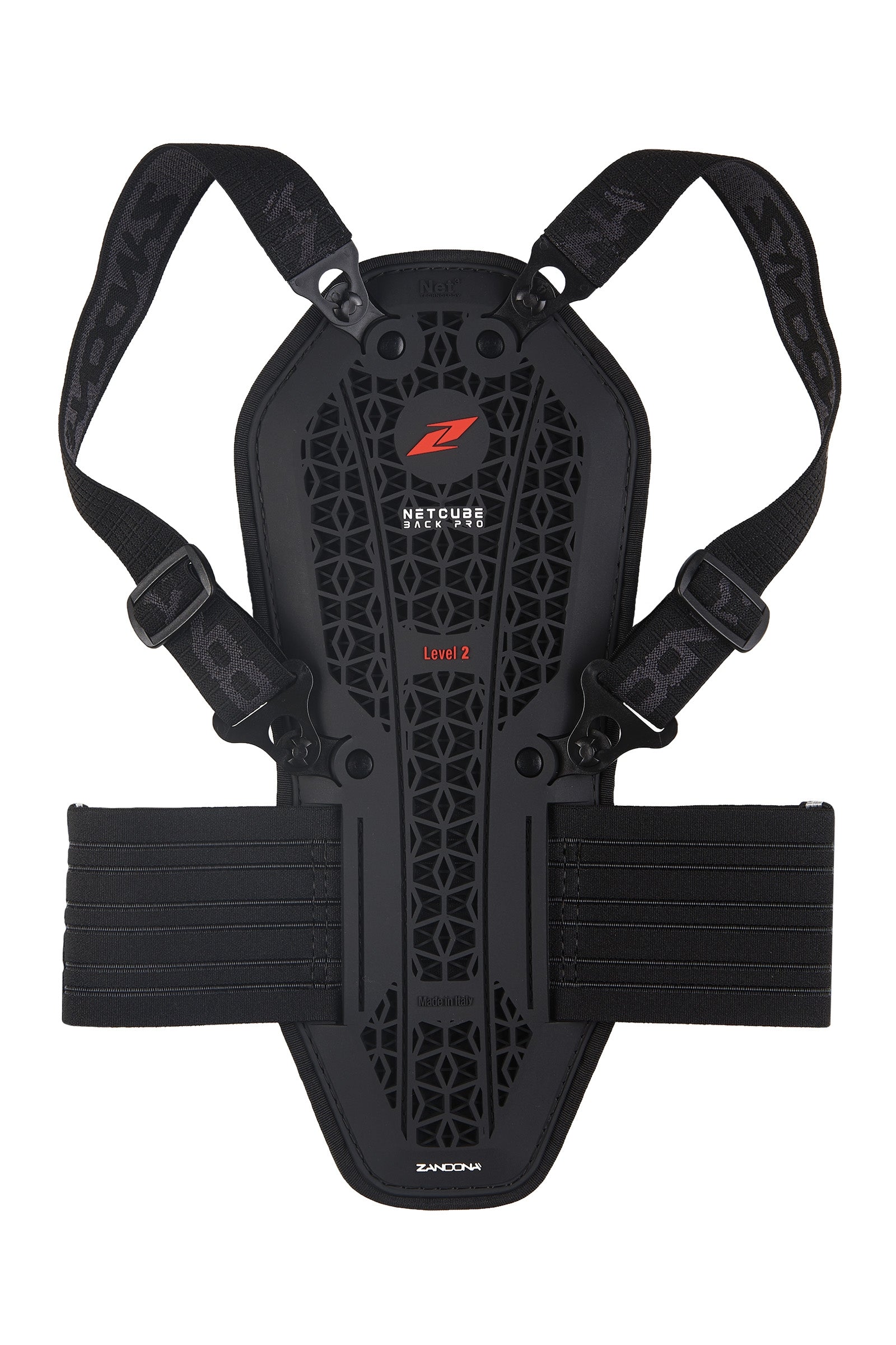 Zandona Netcube Back Pro Kid x7 (121-135cm) rugbeschermer Paardrijcaps & Bodyprotectors