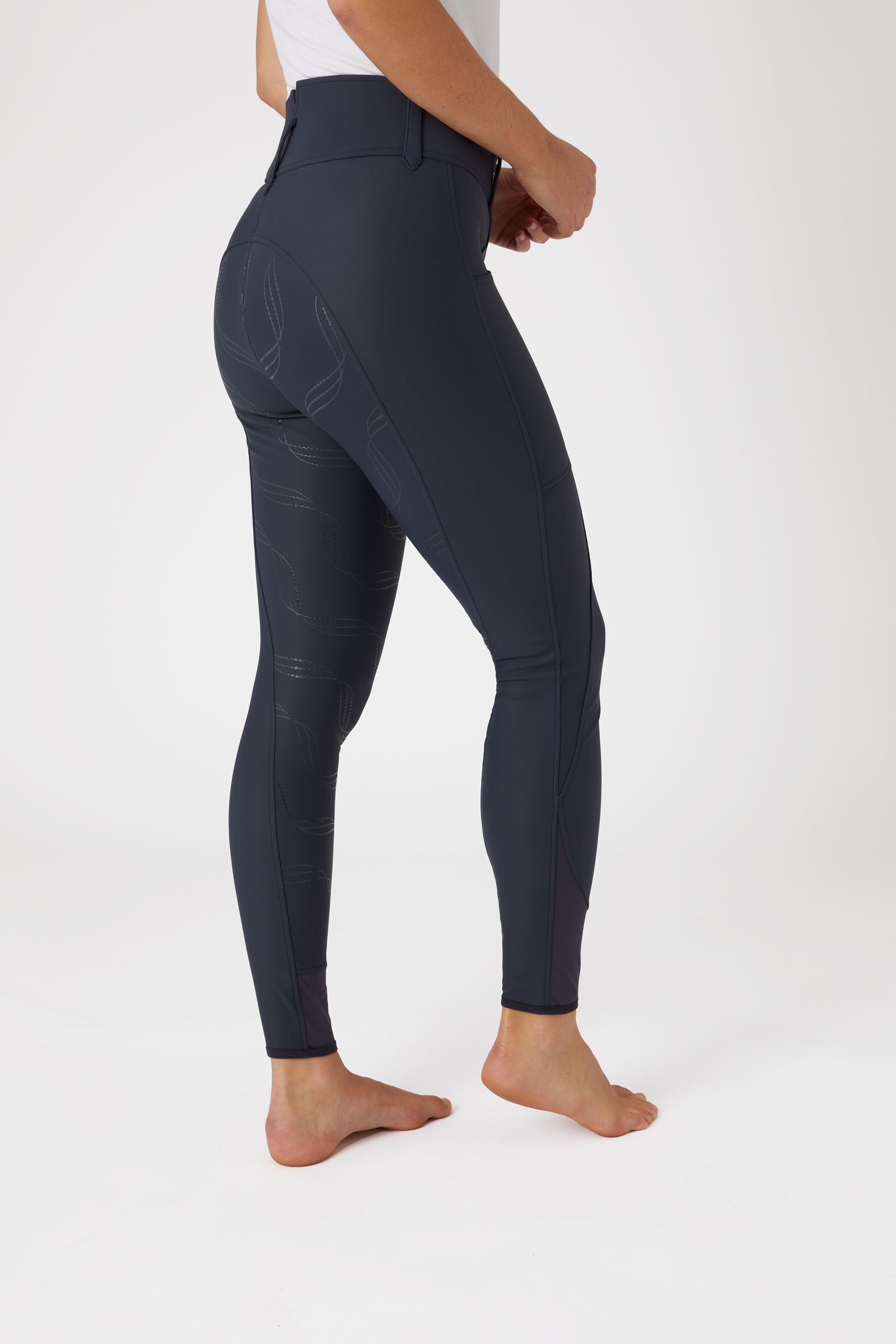 Horze Indira fullseat rijbroek met hoge taille, dames Womens Breeches
