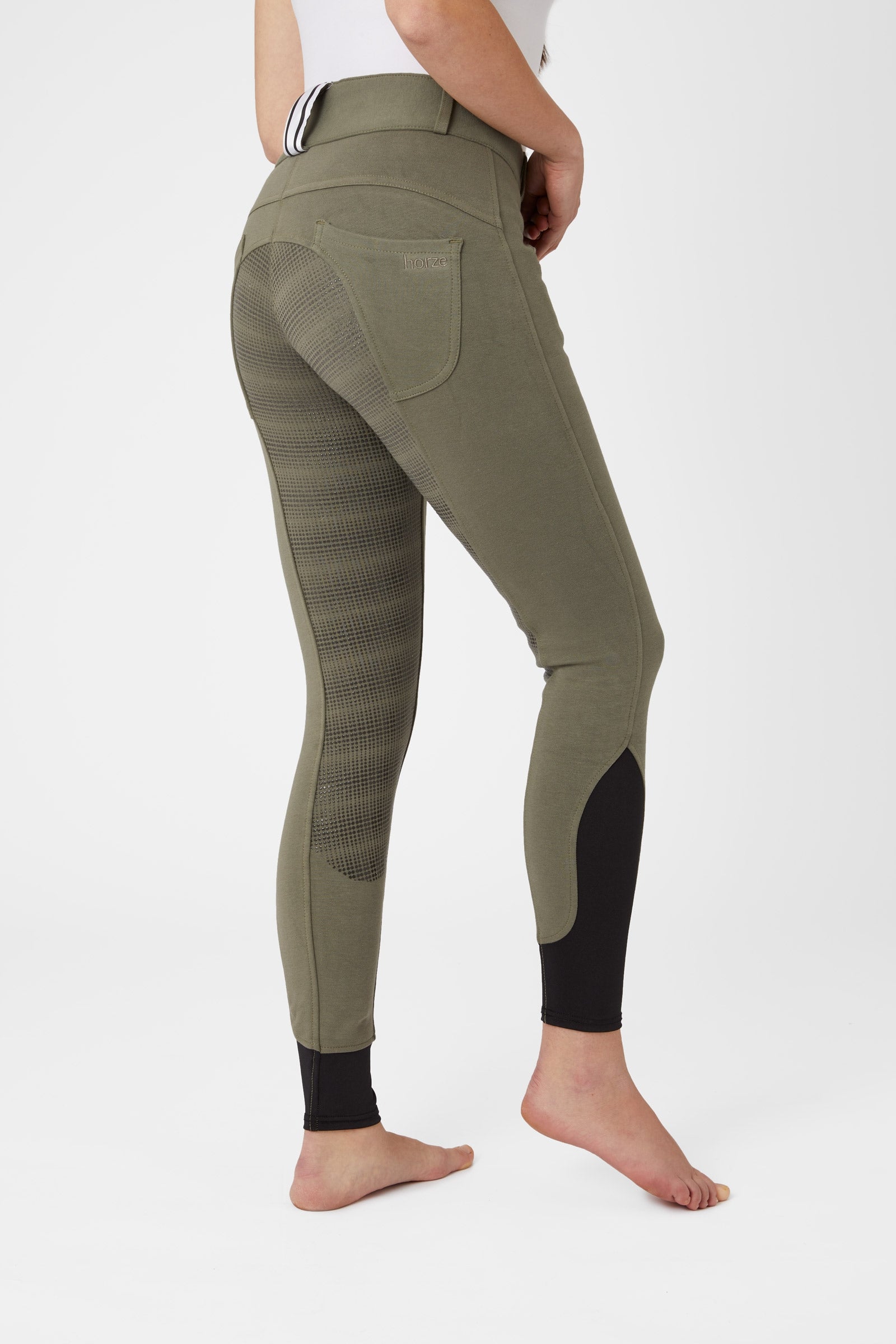 Horze Horse Full seat rijbroek met riemlus-detail, dames Womens Breeches