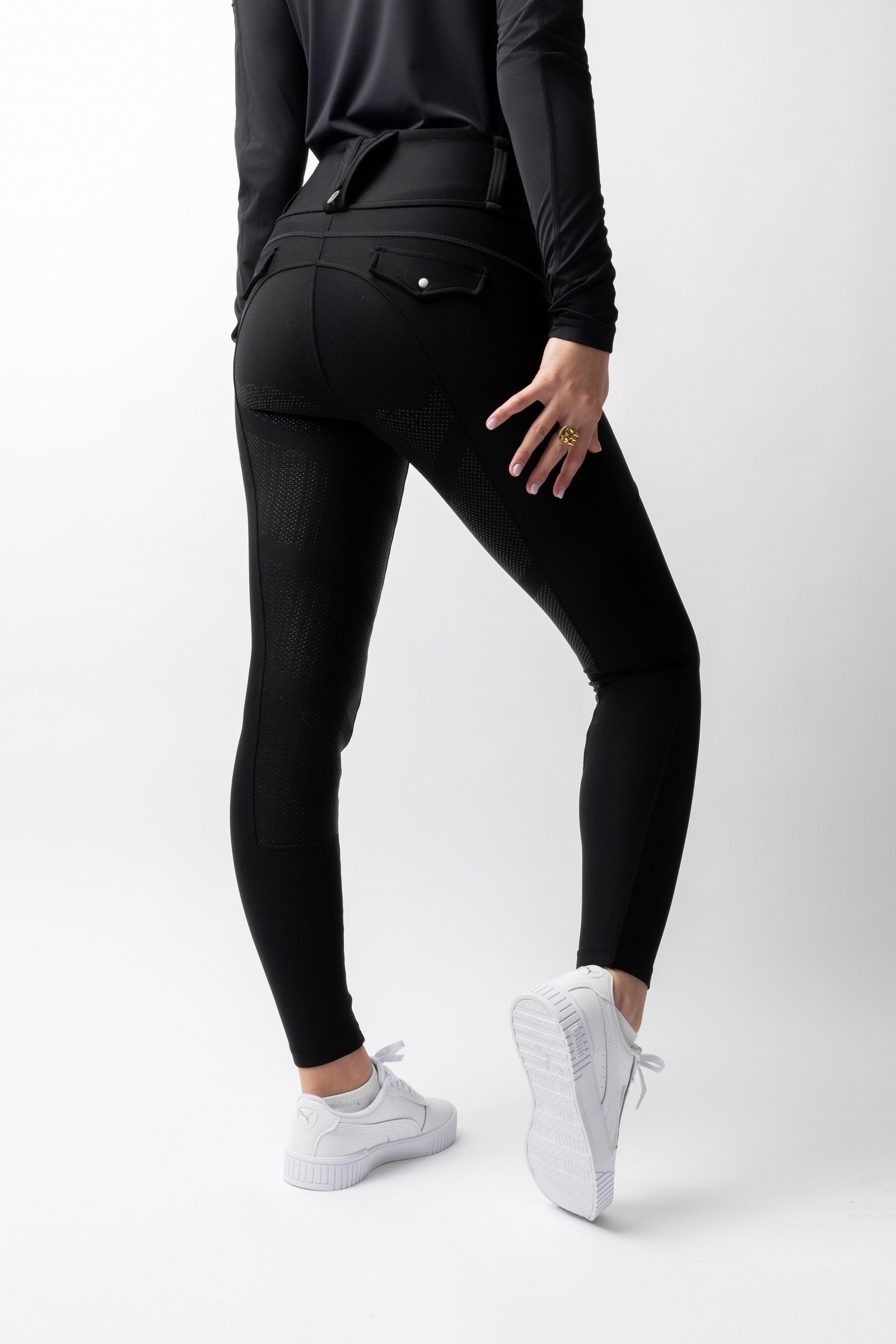 B Vertigo Chiara Fullseat rijbroek met compressie en hybride ontwerp Womens Breeches
