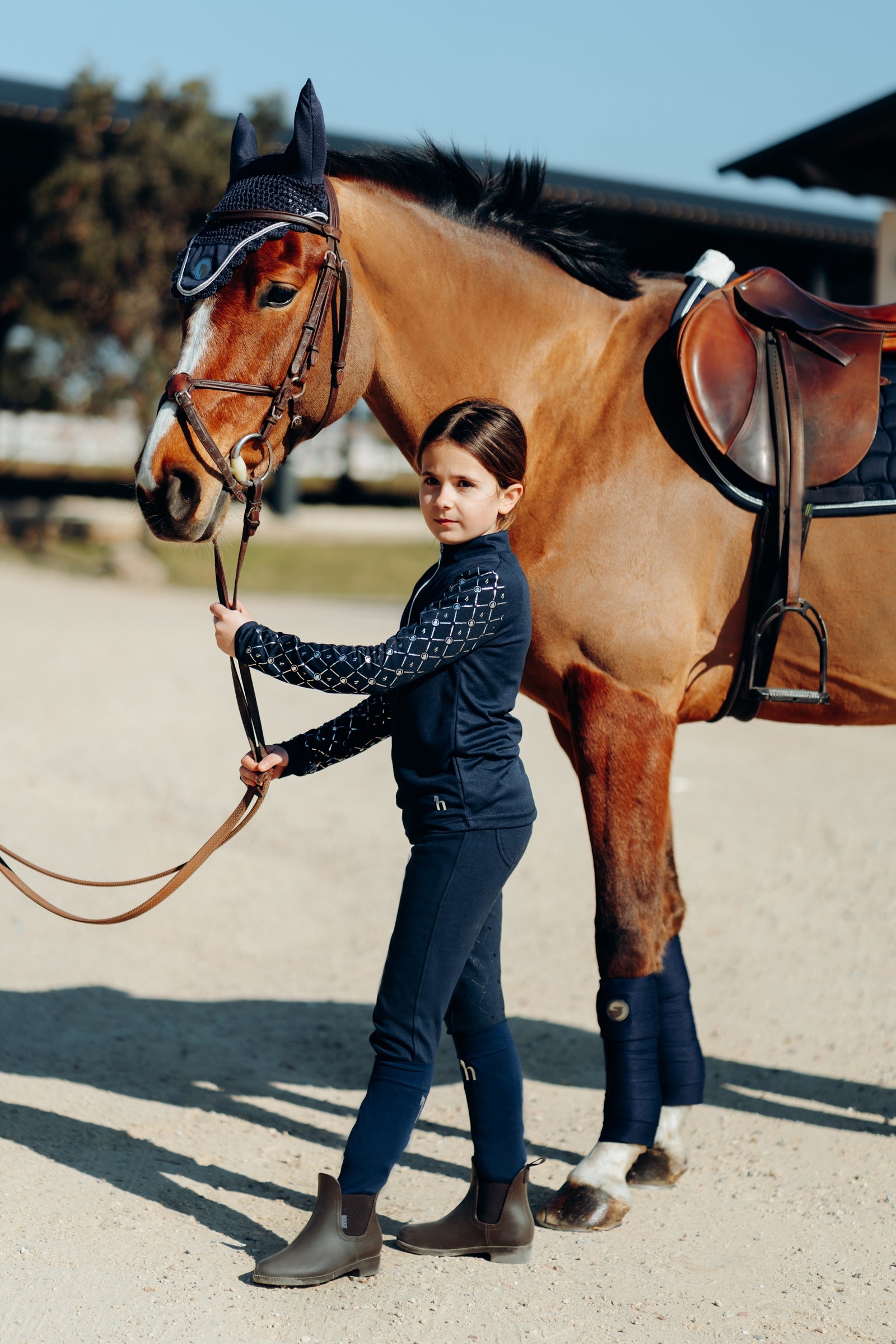 Horze Bonn Kids Rubber Jodhpur Boots Riding Boots & Riding Shoes