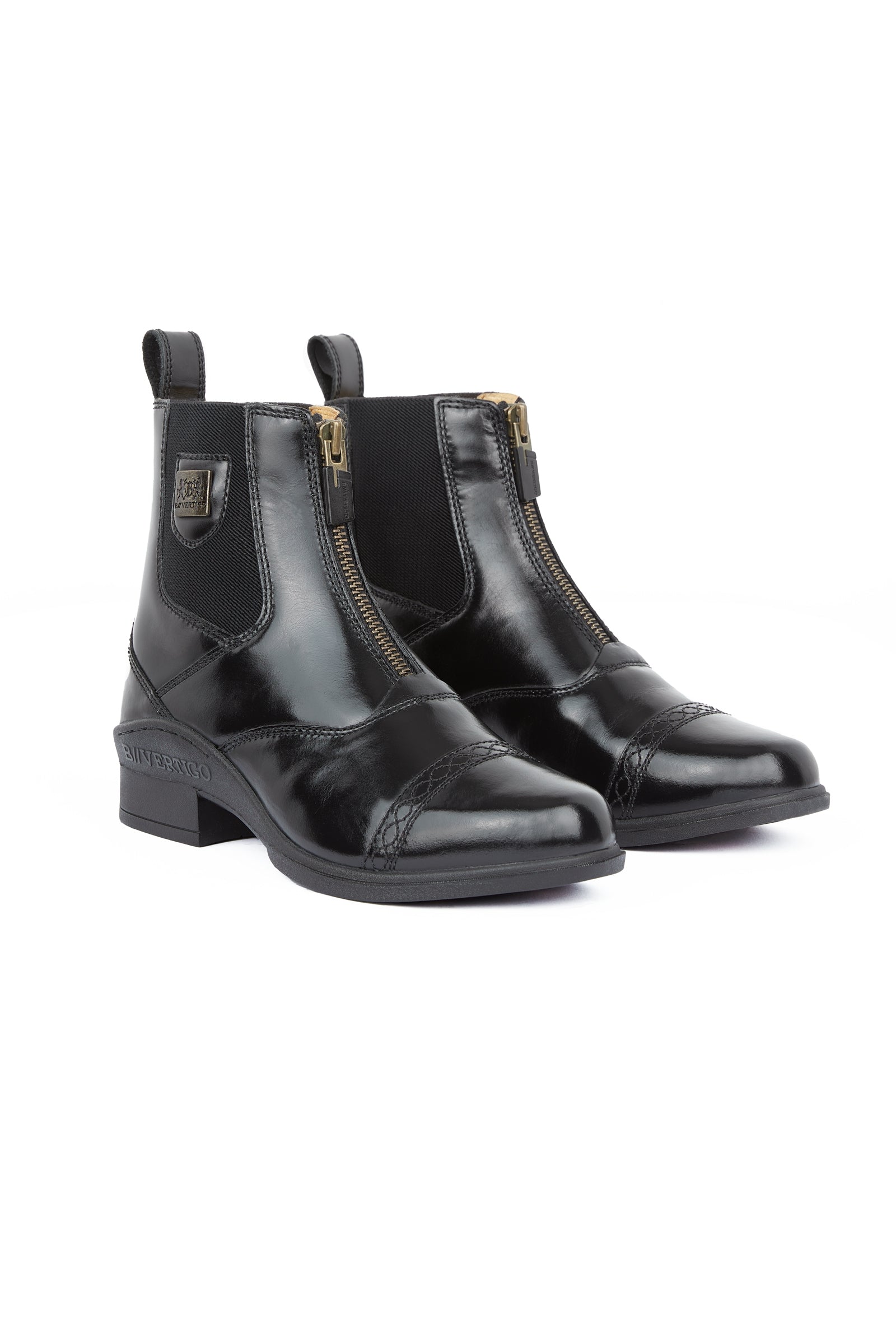 B Vertigo Saturn Leren Jodhpurs met rits vooraan, dames Paardrijlaarzen & chaps