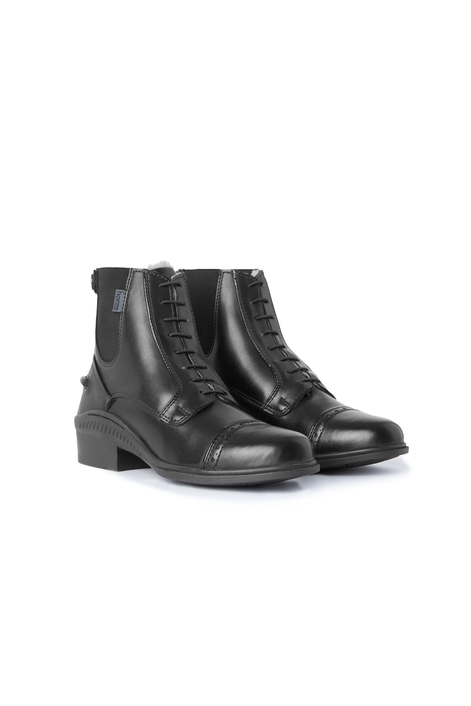 Horze Kilkenny Lux Winter Jodhpurs met Brogue Detail, dames Paardrijlaarzen & chaps