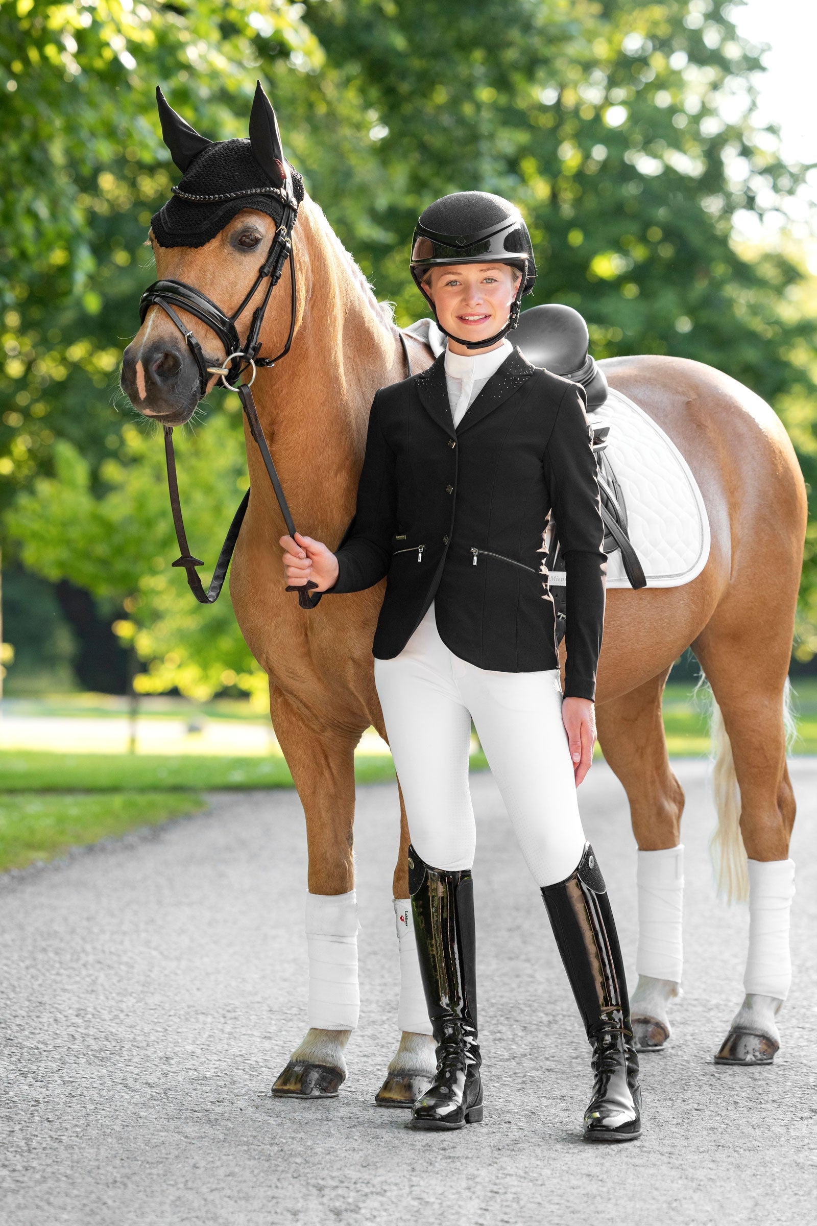 LeMieux Young Rider Eva Short Sleeve Show Shirt Young Rider Apparel