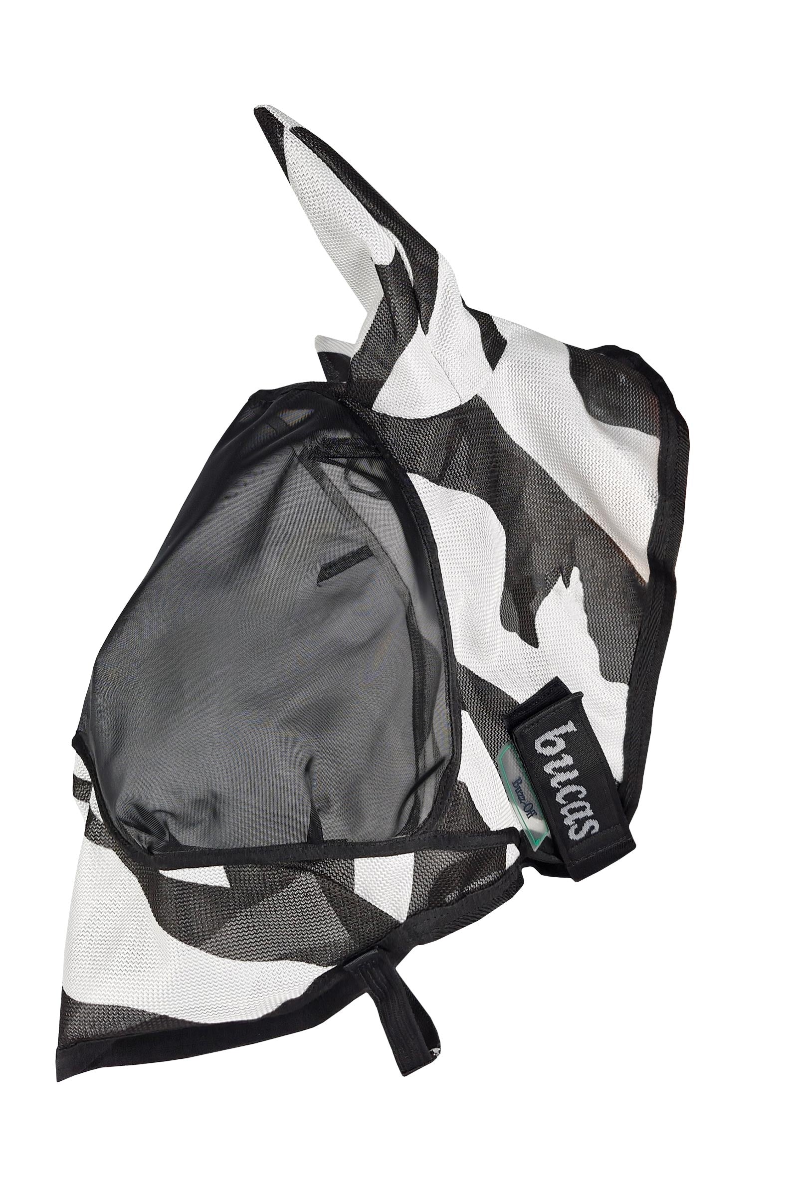 Bucas Buzz-Off Zebra Deluxe Vliegenmasker Vliegenbescherming