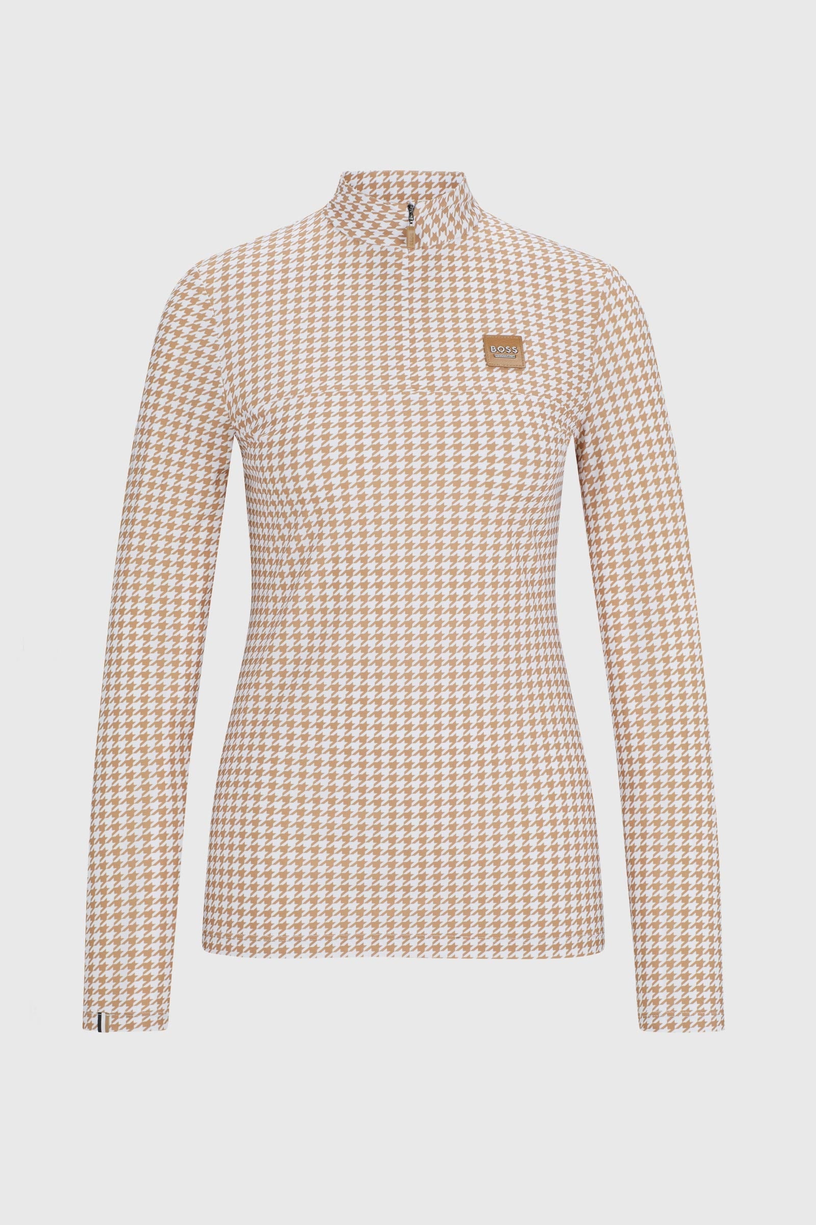 Boss Rachel trainingsshirt Houndstooth Dames paardrijkleding
