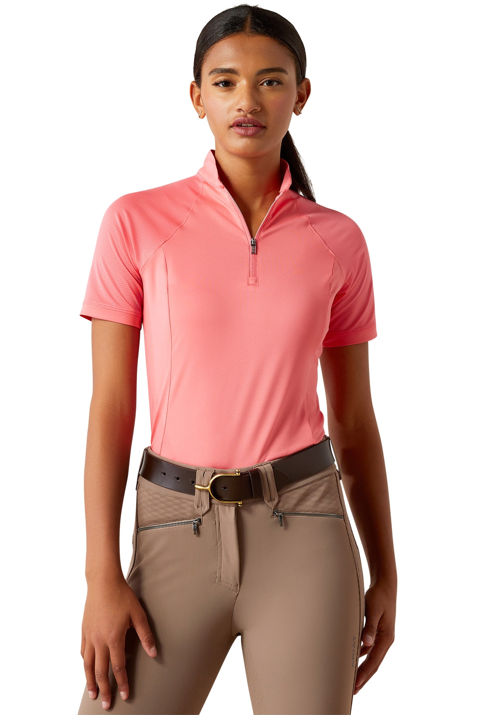 Ariat Soquel dames-basislaag met 1/4 ritssluiting Dames paardrijkleding