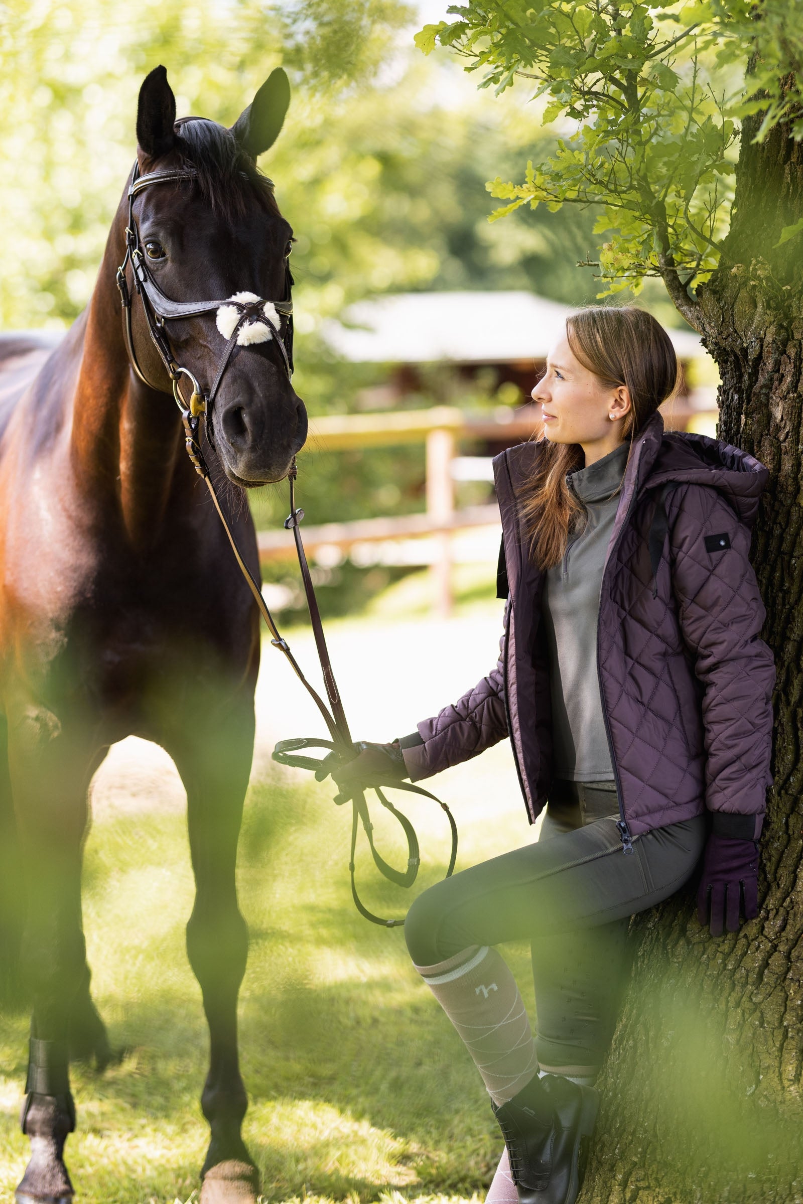 Horze Young Rider Imelda Women's Padded Riding Jacket Young Rider Apparel