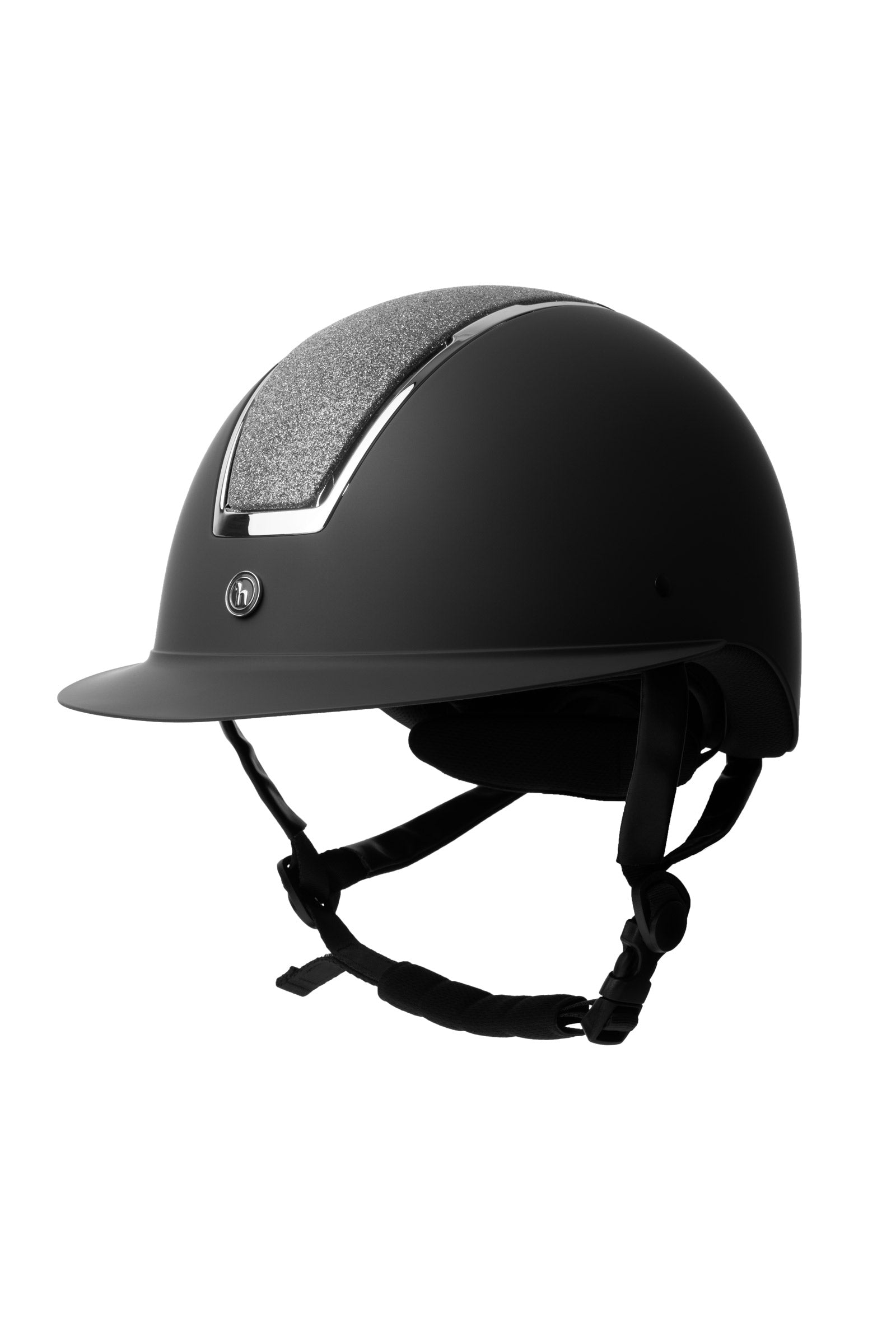 Horze Monarch II Metallic Glitter Cap Paardrijcaps & Bodyprotectors
