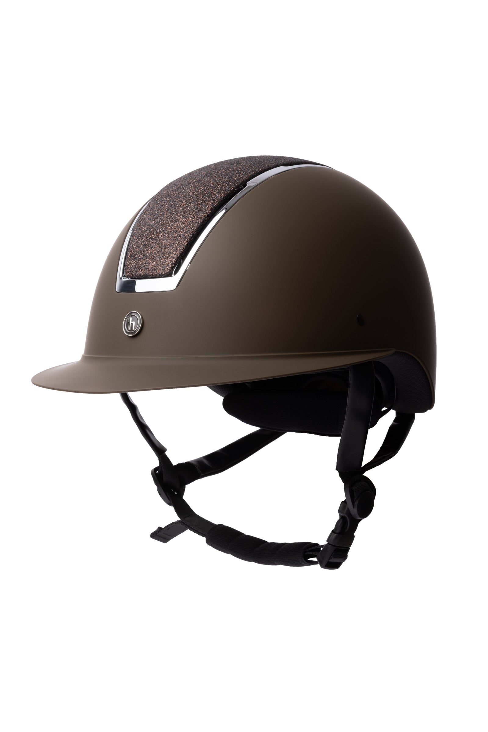 Horze Monarch II Metallic Glitter Cap Paardrijcaps & Bodyprotectors