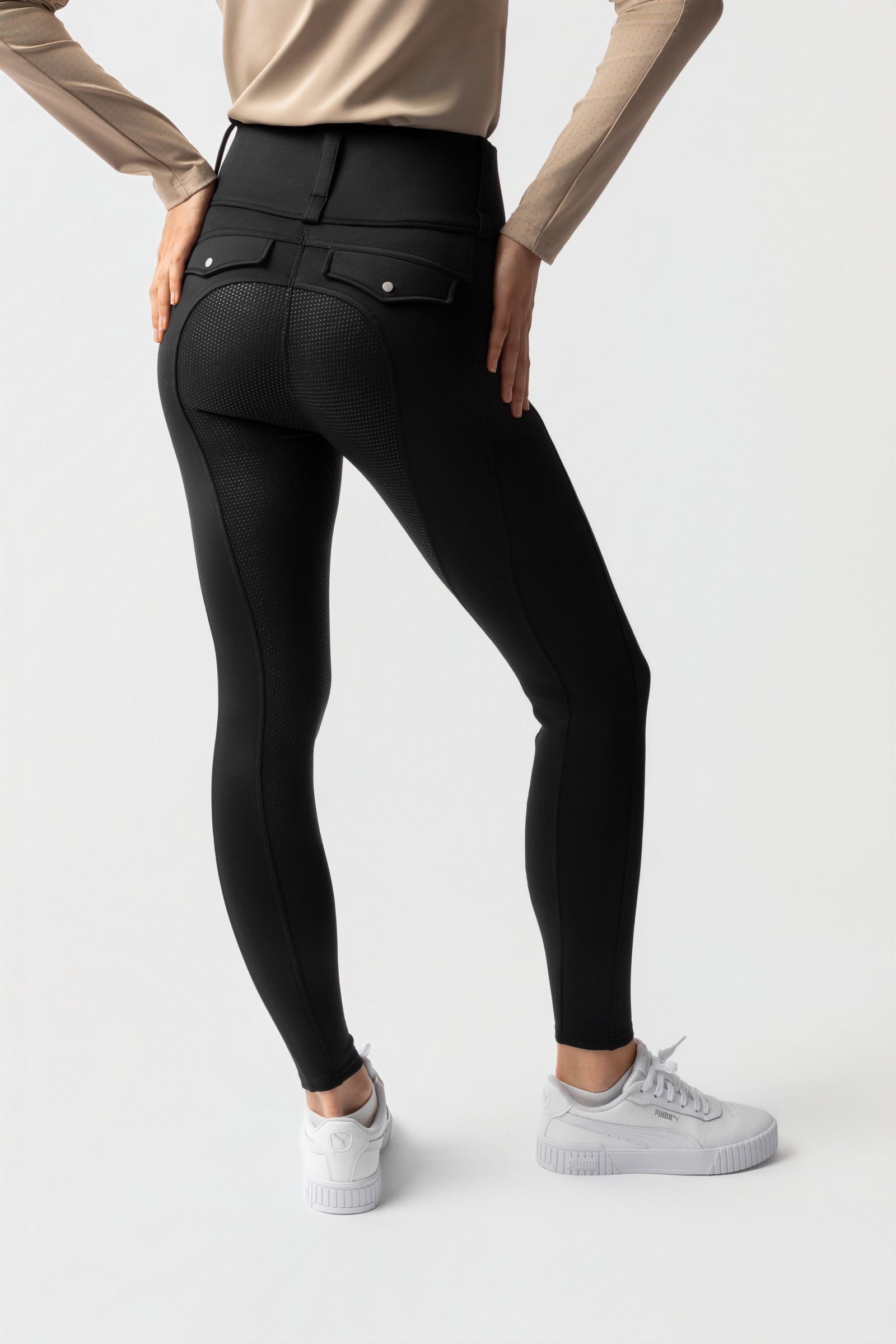 Horze Anya Hybrid Thermotights met Fullgrip Womens Breeches