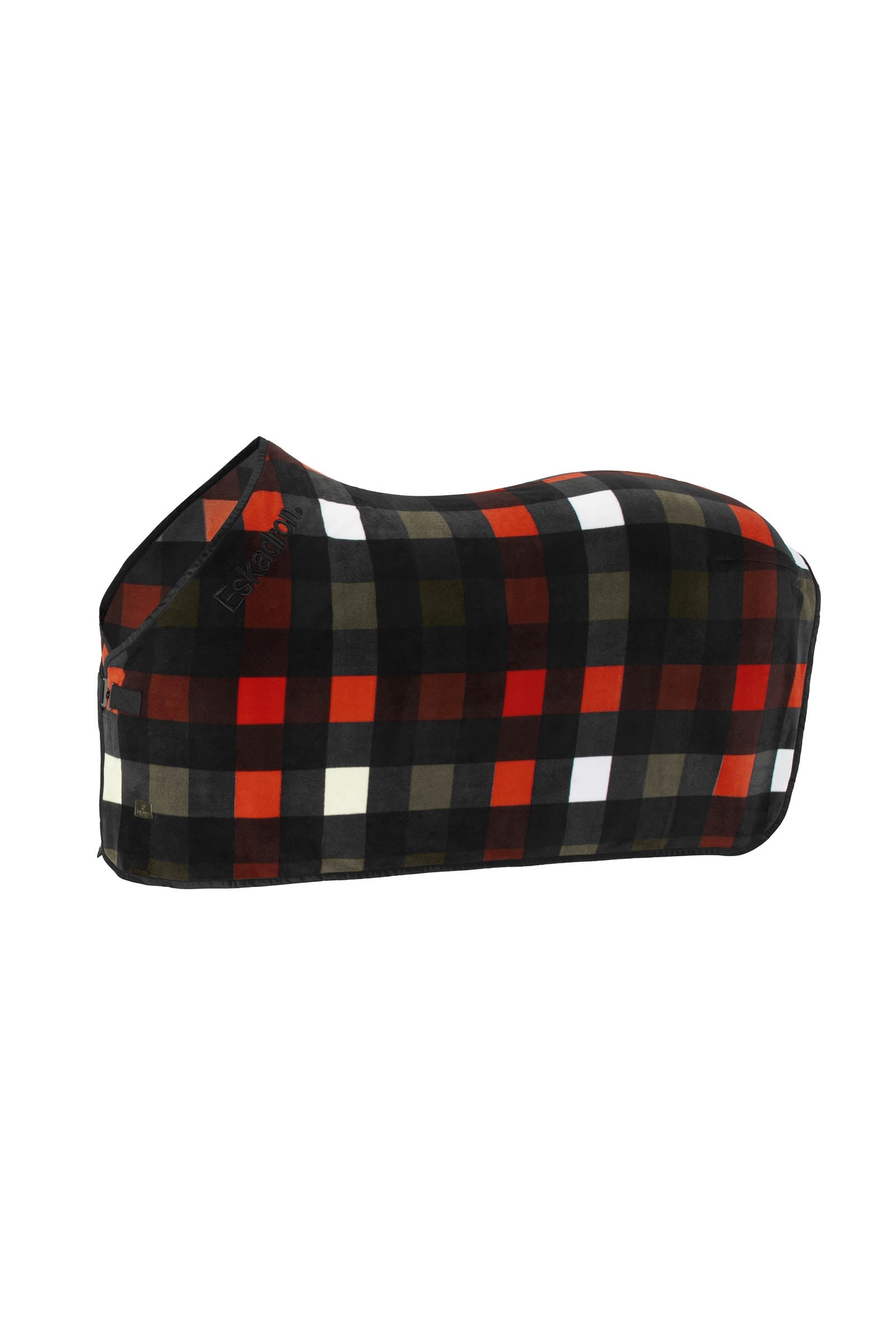 Eskadron Dynamics AW25 Fleece zweetdeken met ruitdessin Paardendekens